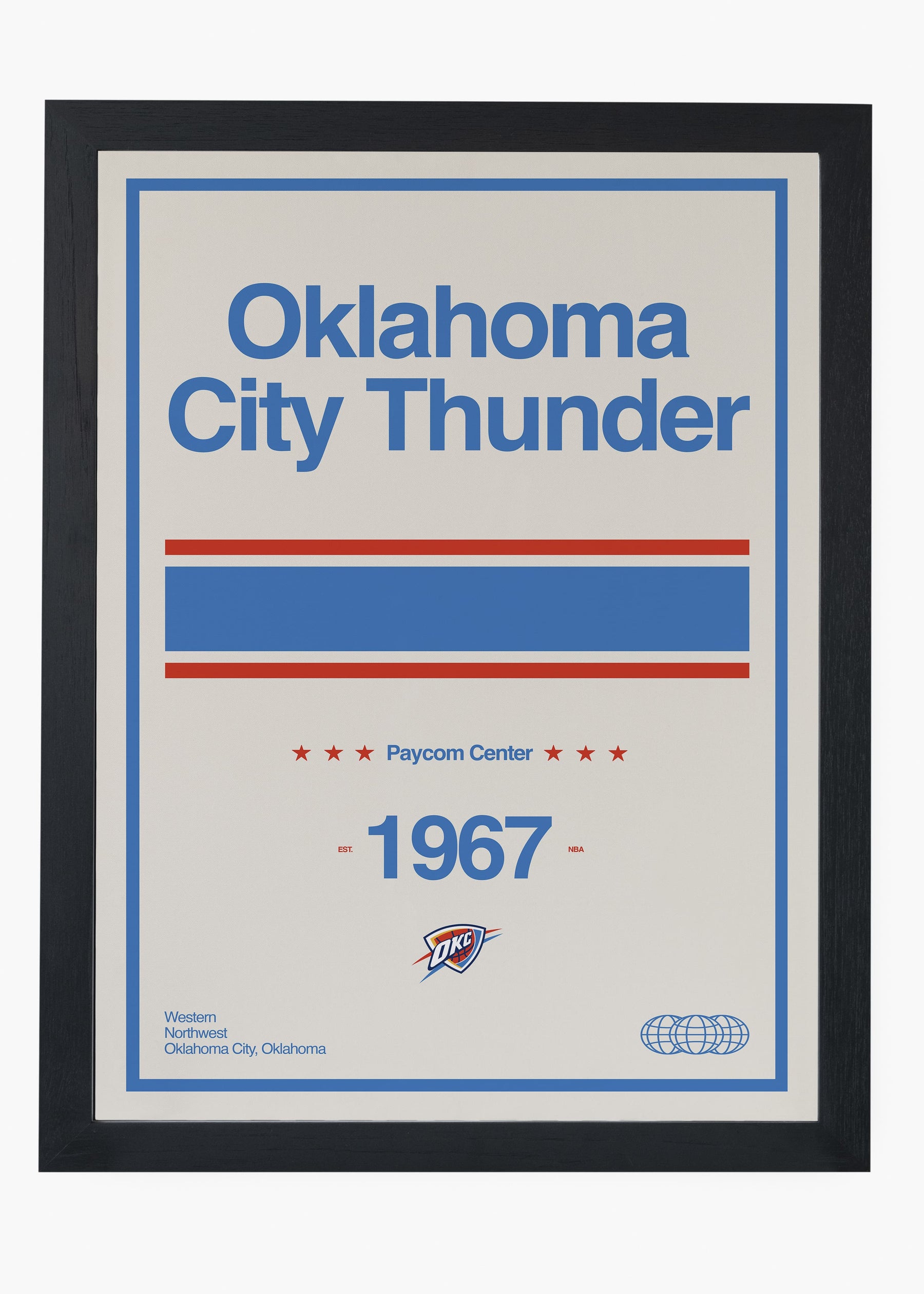 Quadro NBA Oklahoma City Thunder