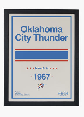 Quadro NBA Oklahoma City Thunder