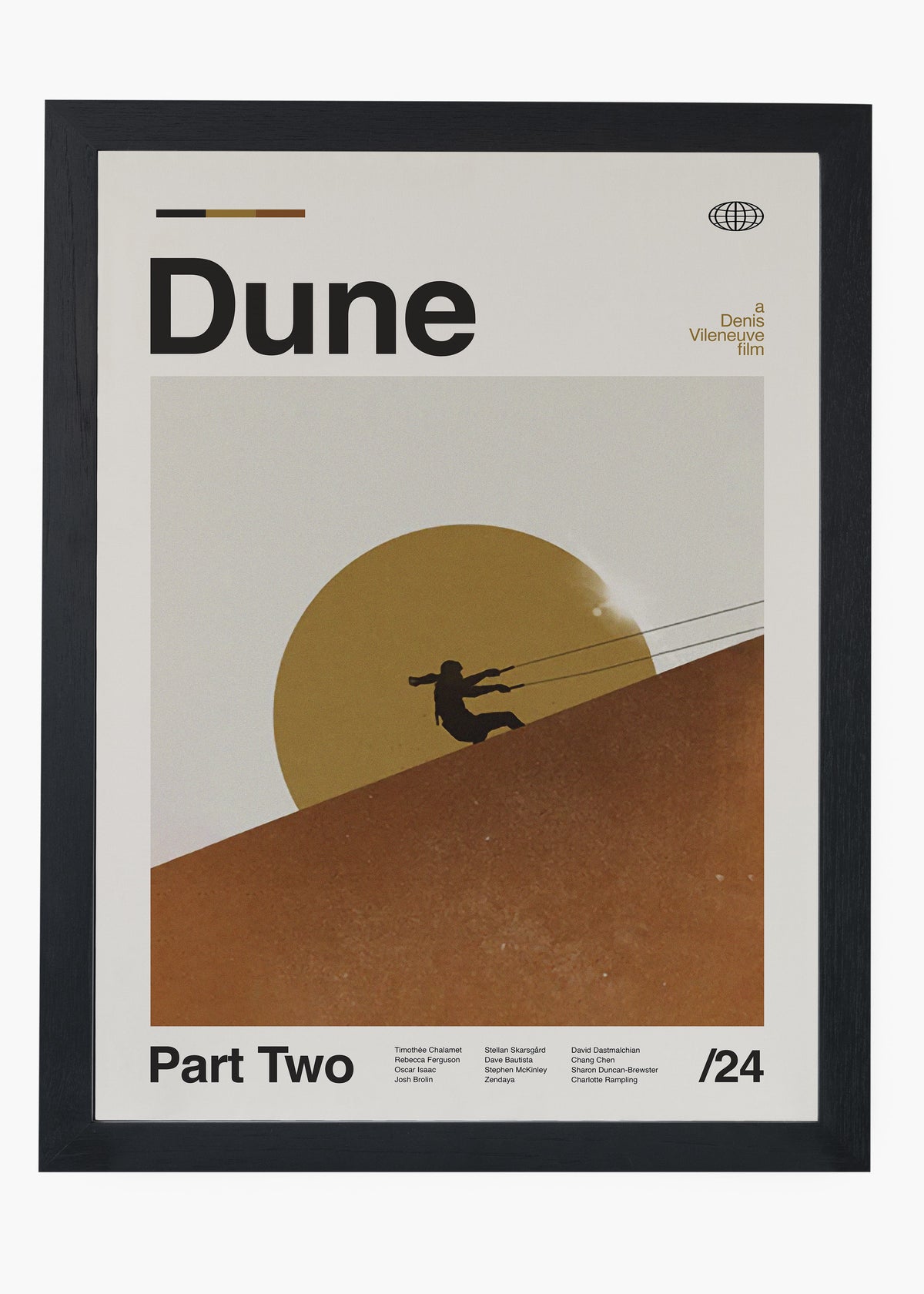 Quadro decorativo Duna Parte 2 — arte de cinema para parede | Cübe Quadros