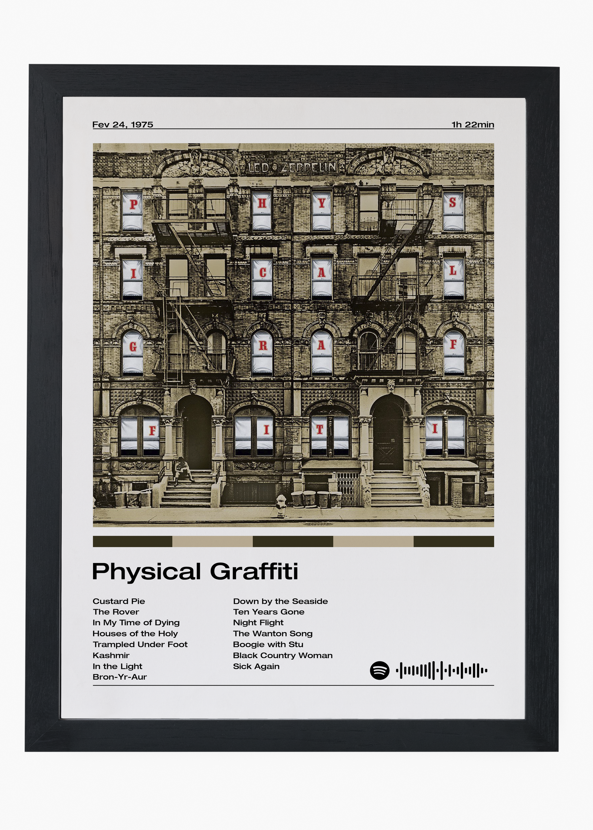Quadro Led Zeppelin Physical Graffiti - 4