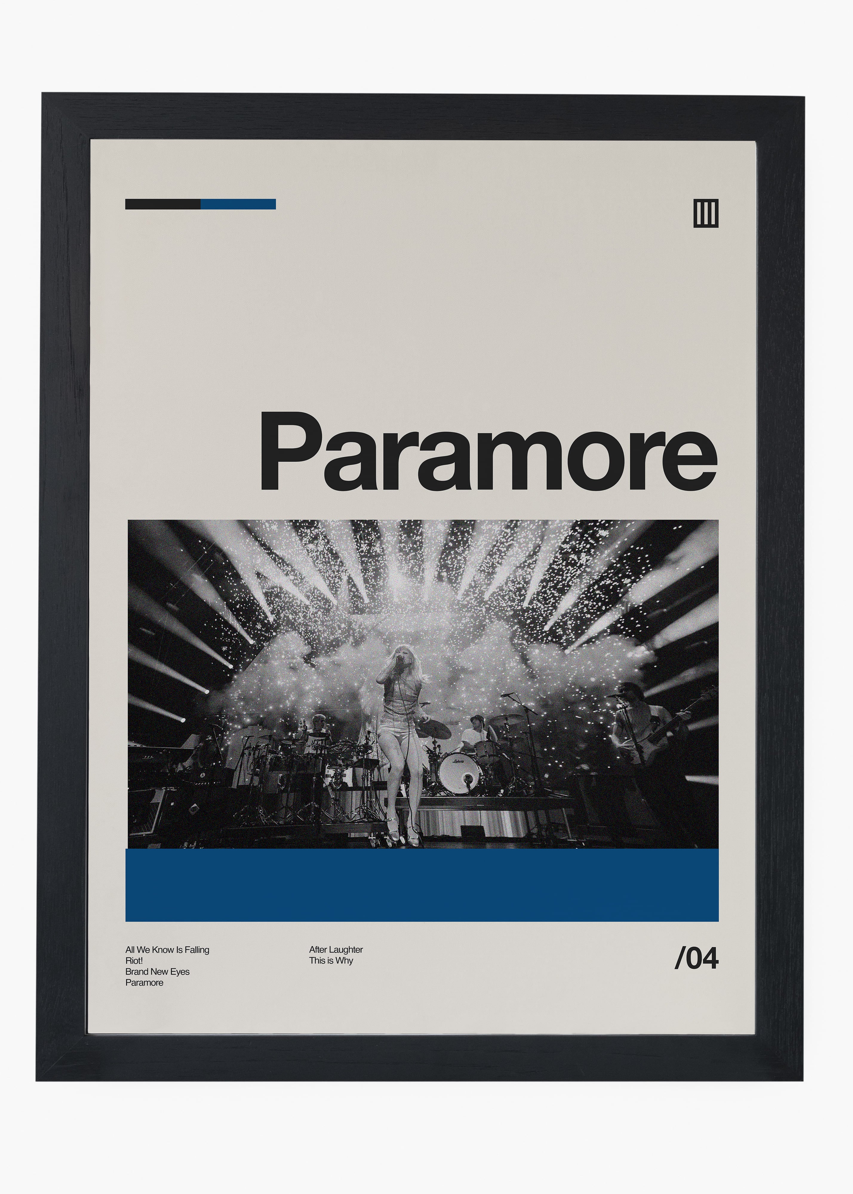 Quadro Paramore Banda
