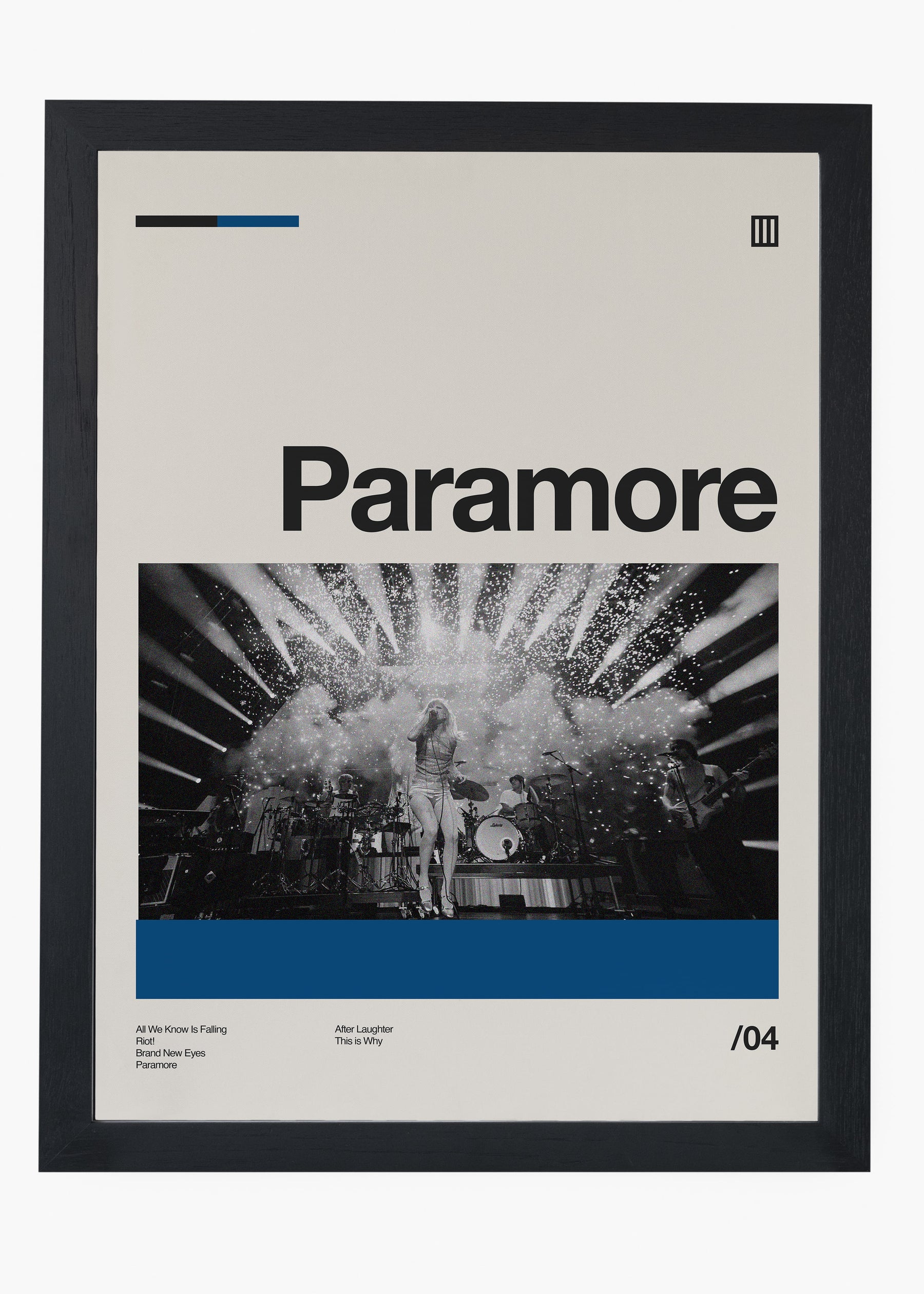 Quadro Paramore Banda
