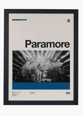 Quadro Paramore Banda