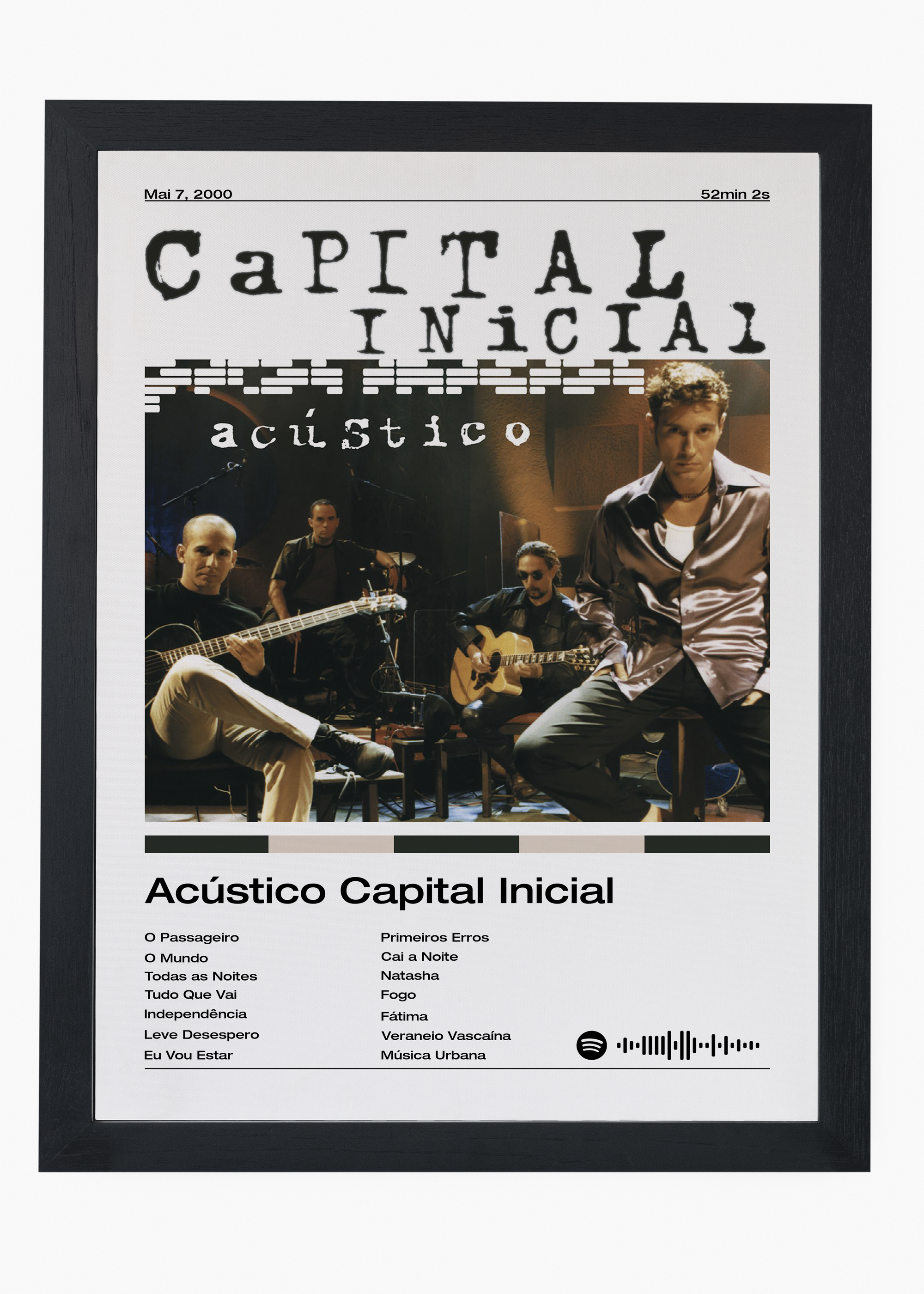 Quadro Acústico Capital Inicial - 4