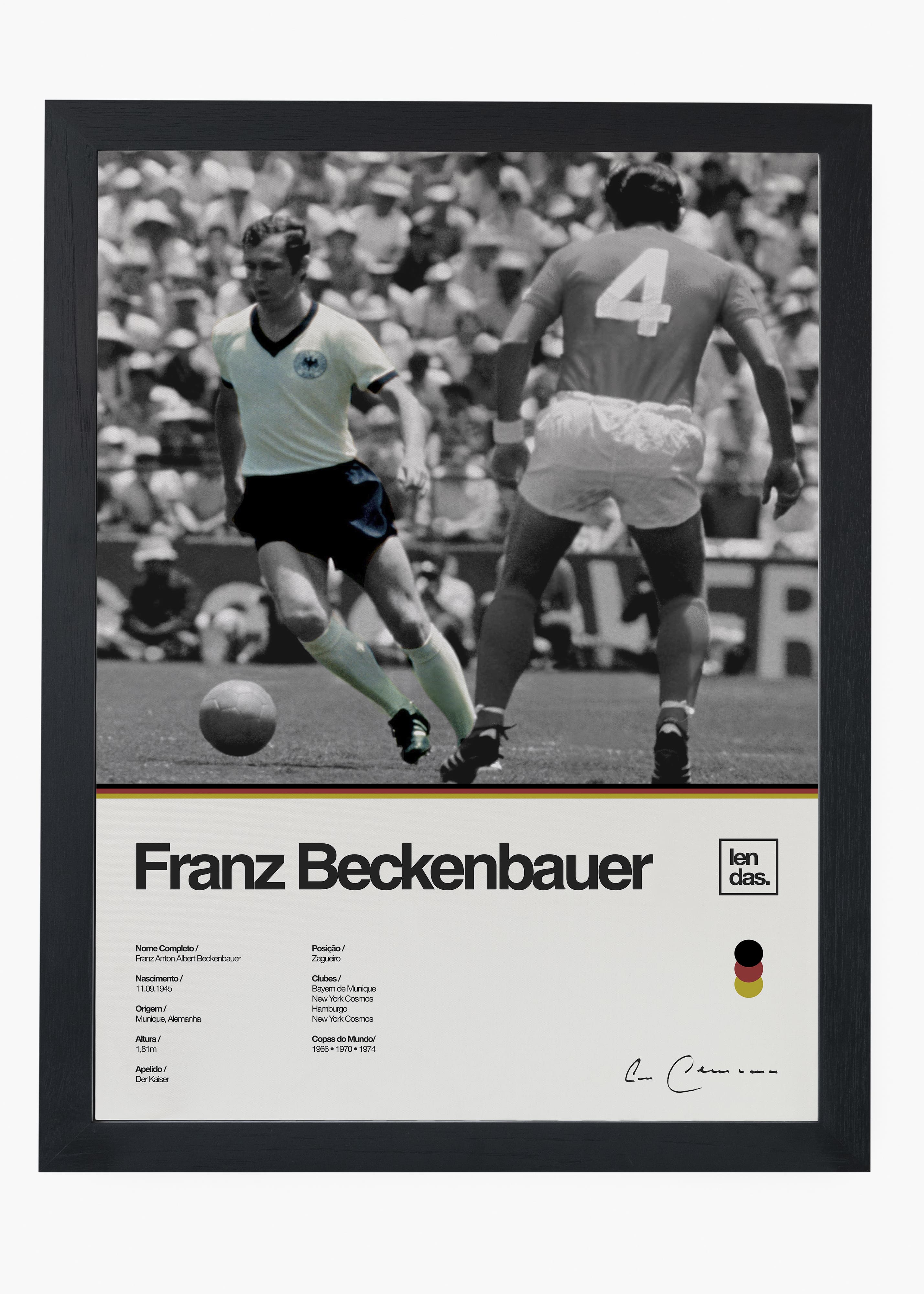 Quadro Franz Beckenbauer