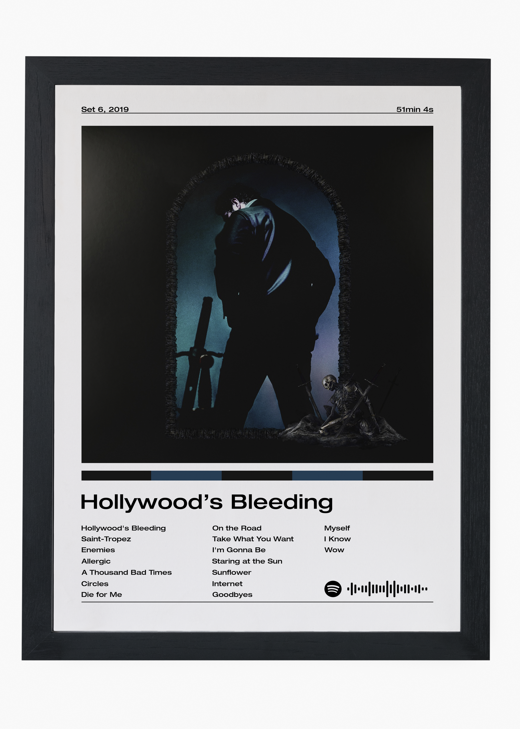 Quadro Post Malone Hollywood's Bleeding - 4