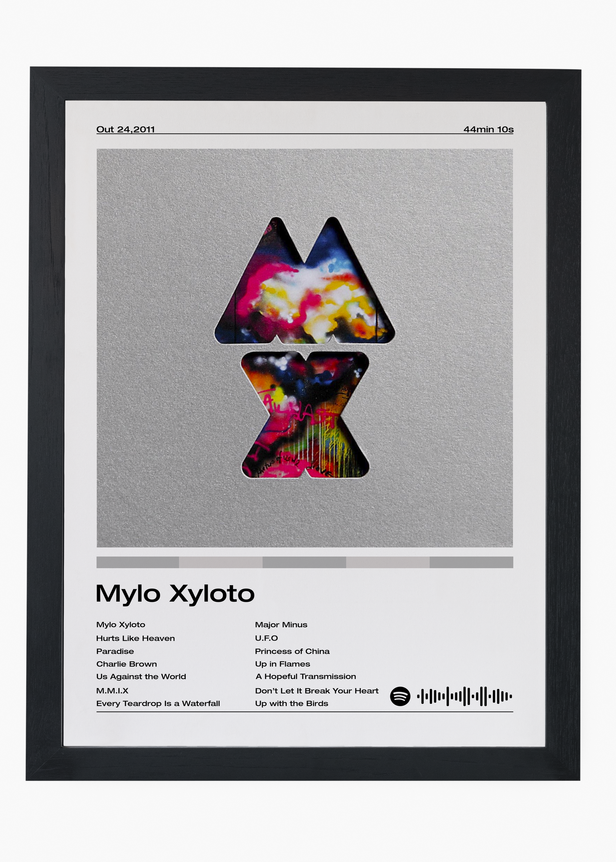 Quadro Coldplay Mylo Xyloto - 4