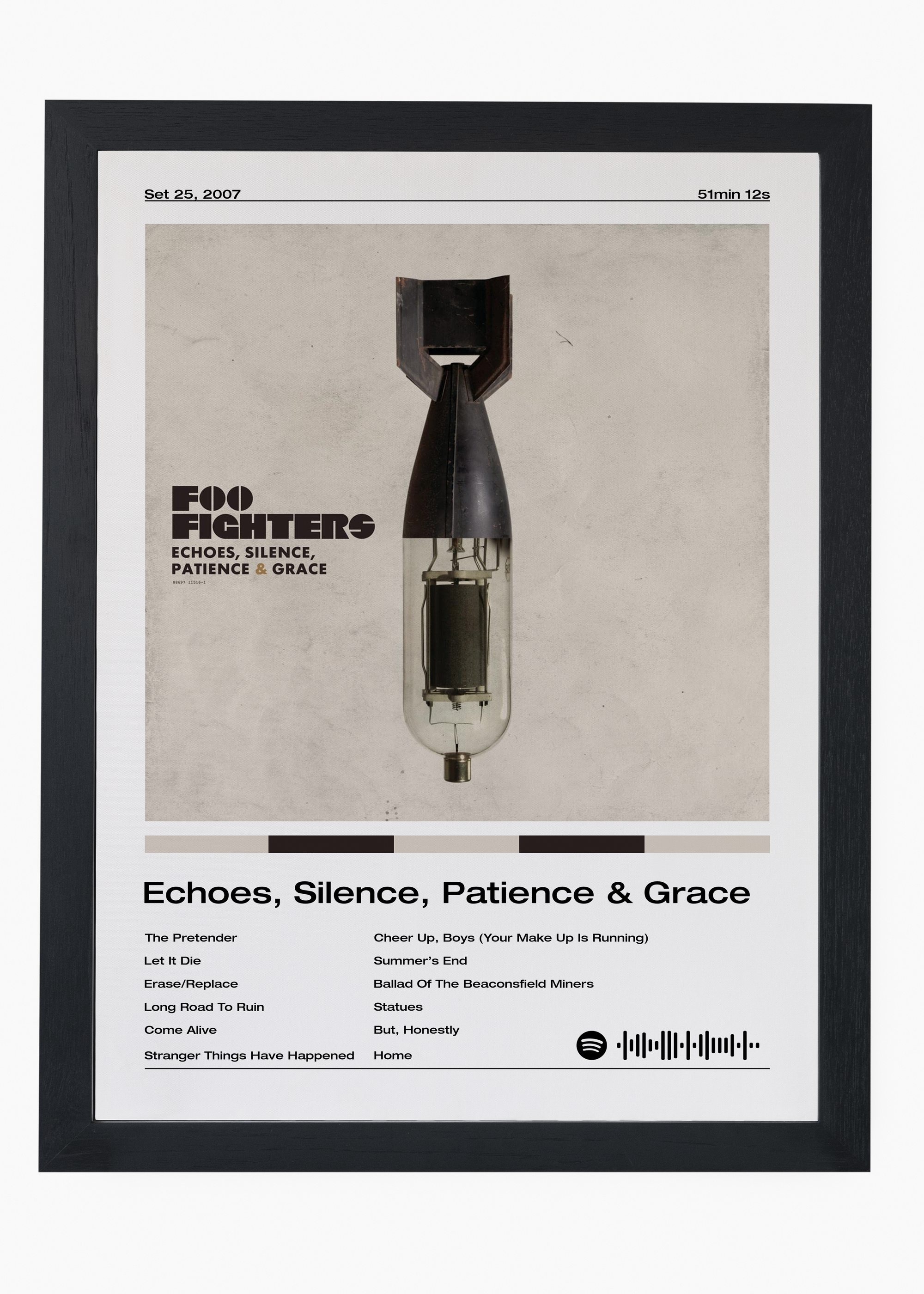 Quadro Foo Fighters Echoes, Silence, Patience & Grace - 4