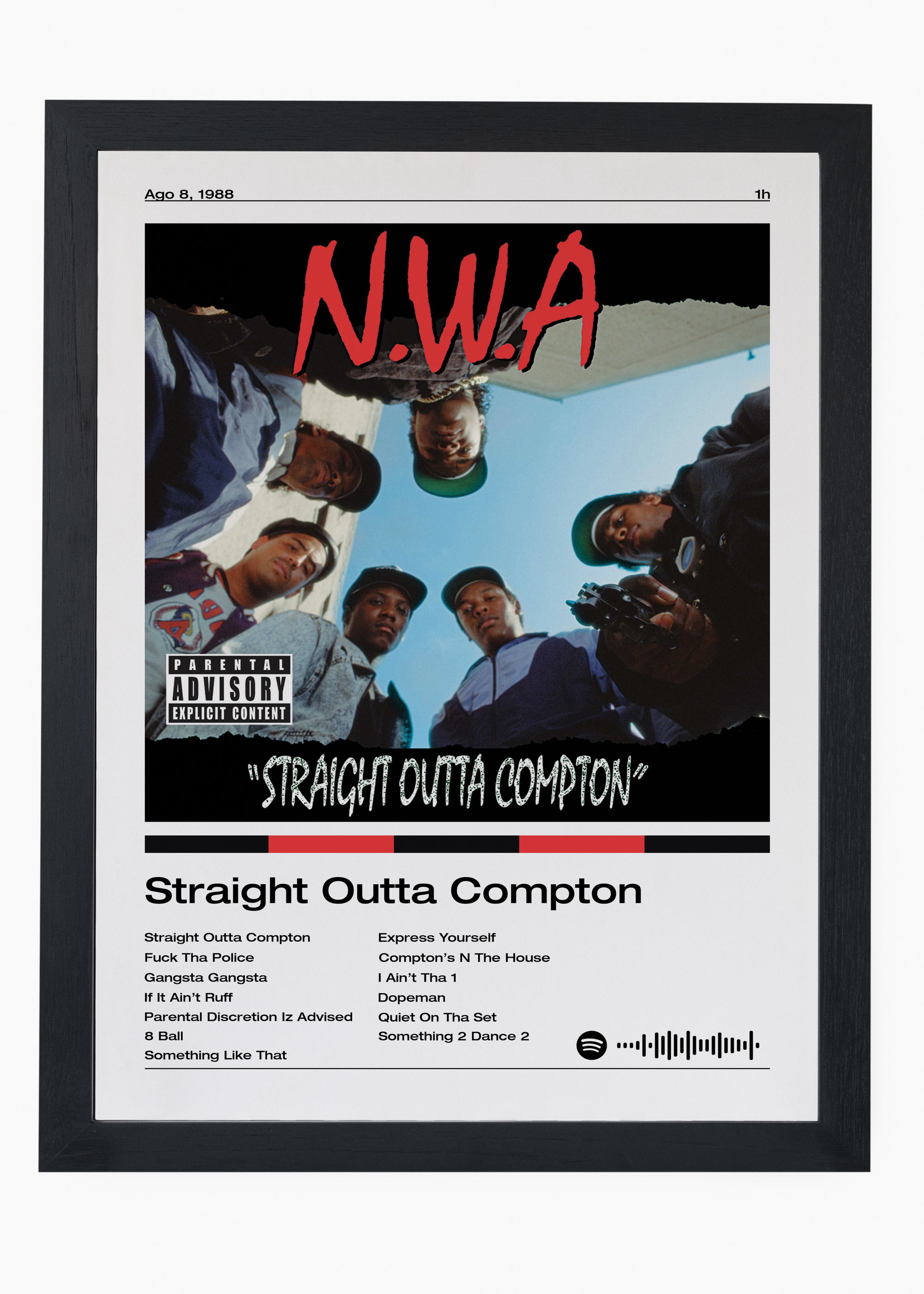 Quadro Nwa Straight Outta Compton - 4