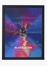 Quadro Black Allien Abaixo de Zero Hello Hell Capa