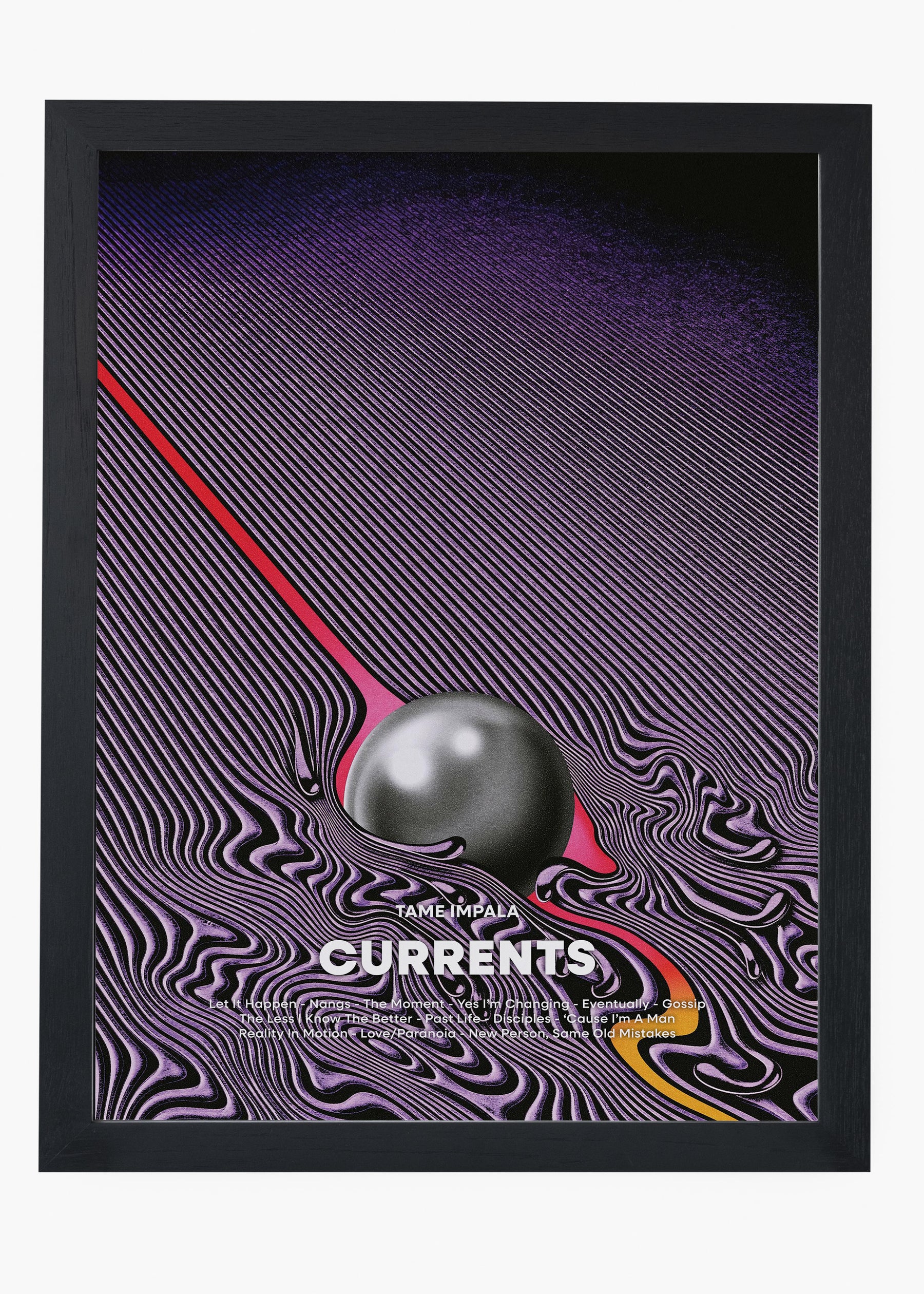 Quadro Tame Impala Currents Capa
