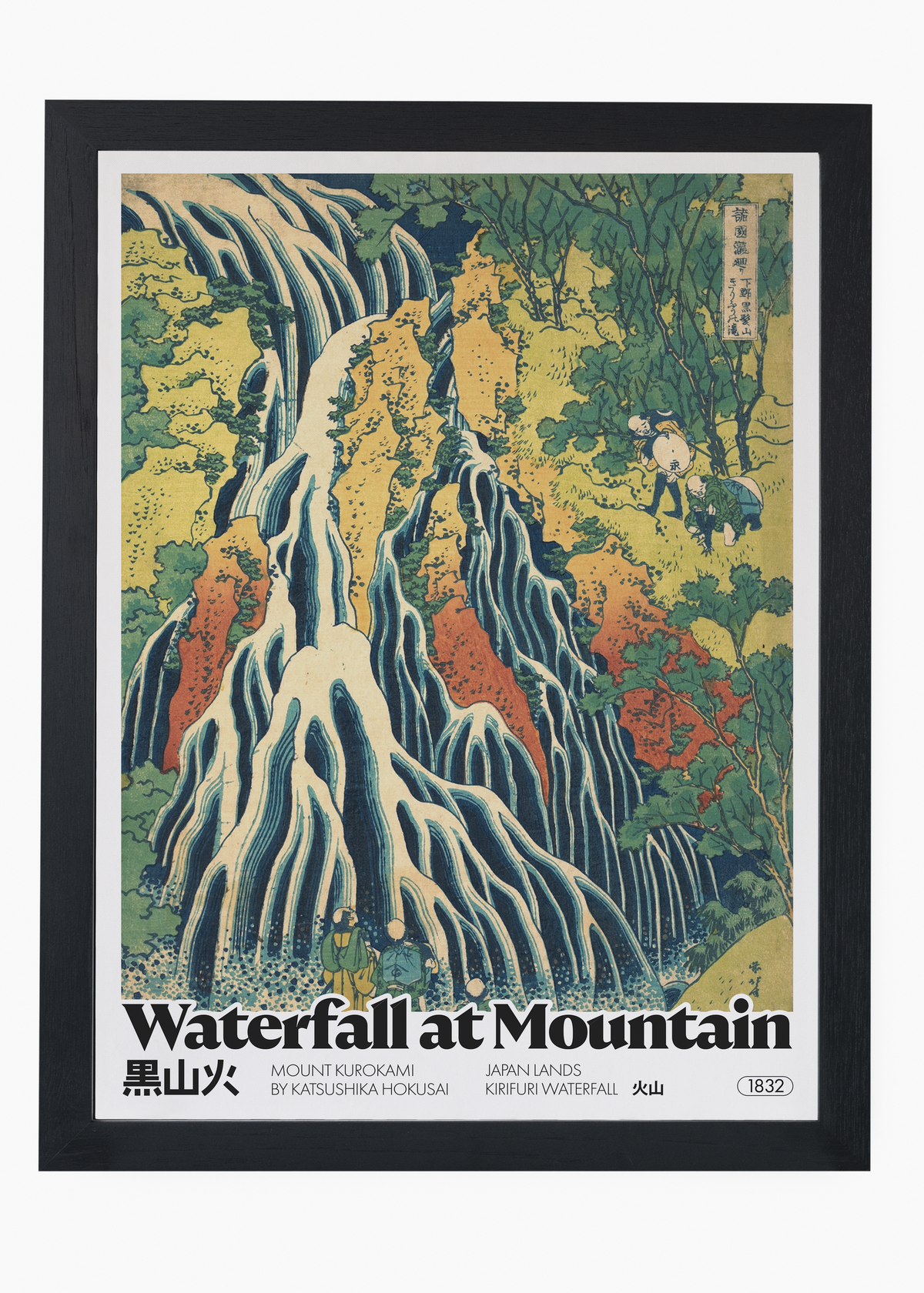 Quadro Waterfall At Mountain - 4