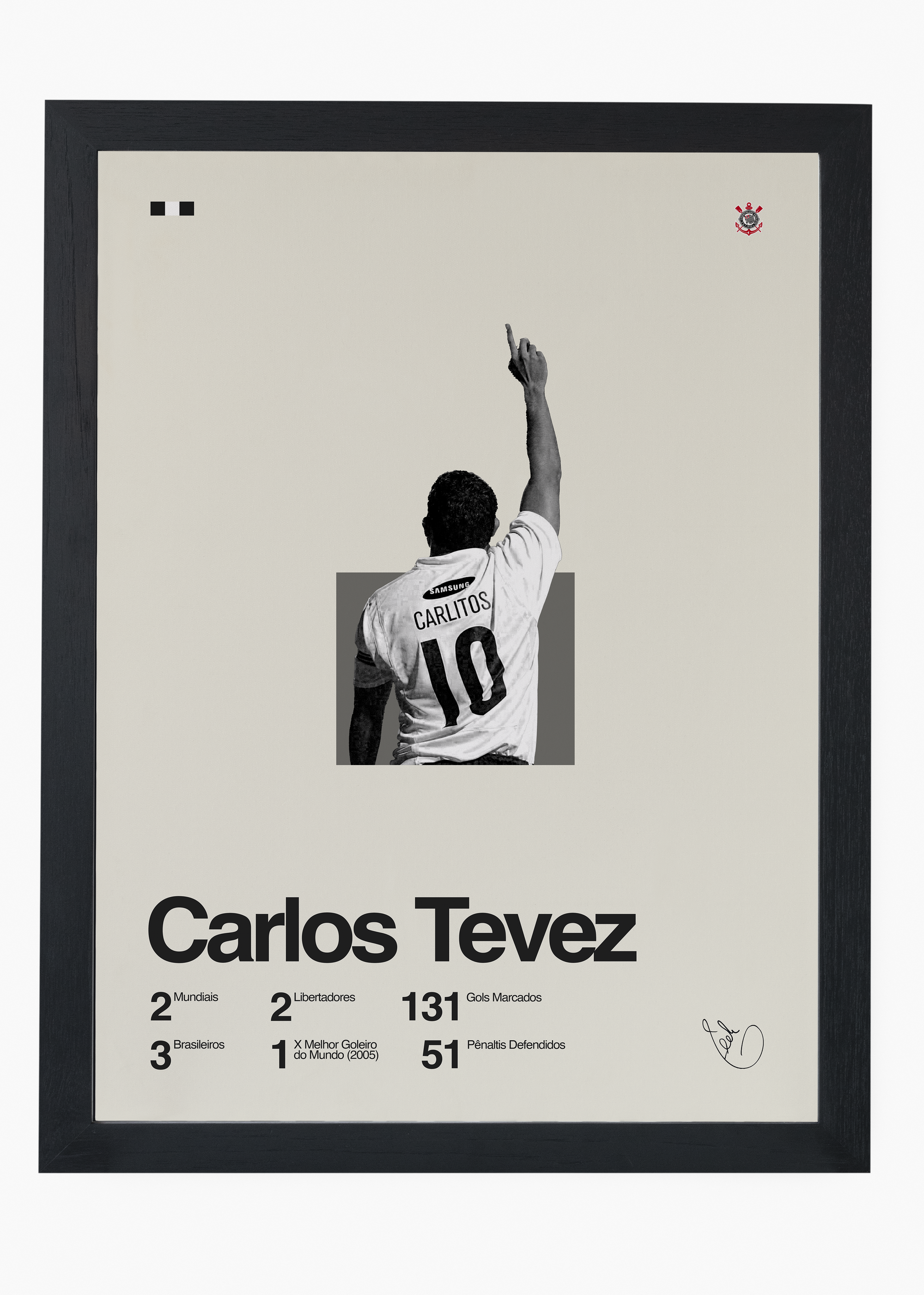 Quadro Carlos Tevez - 4