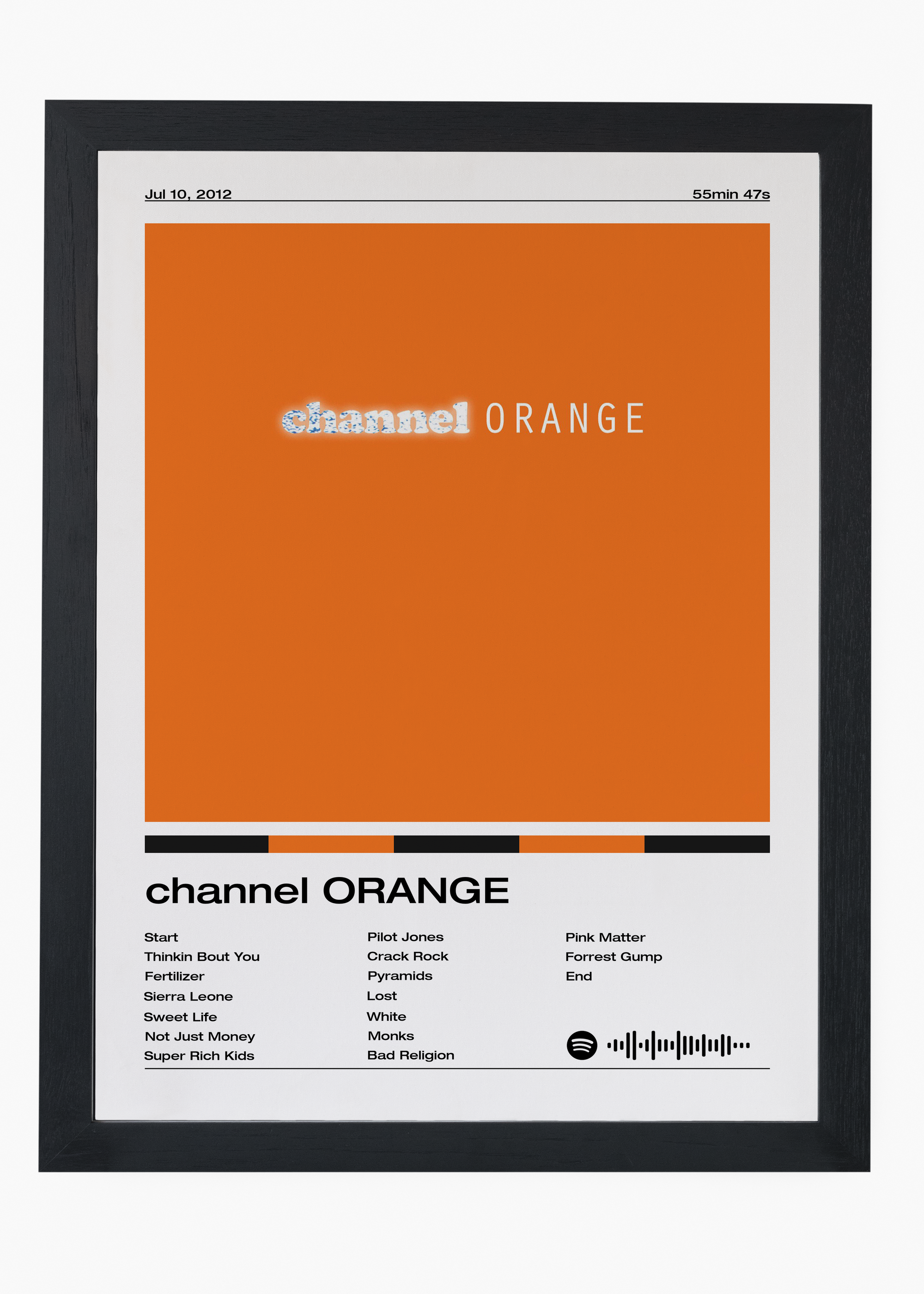 Quadro Frank Ocean Channel Orange - 4