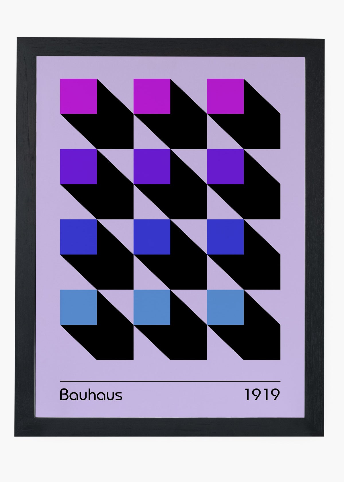 Quadro Bauhaus Gradiente