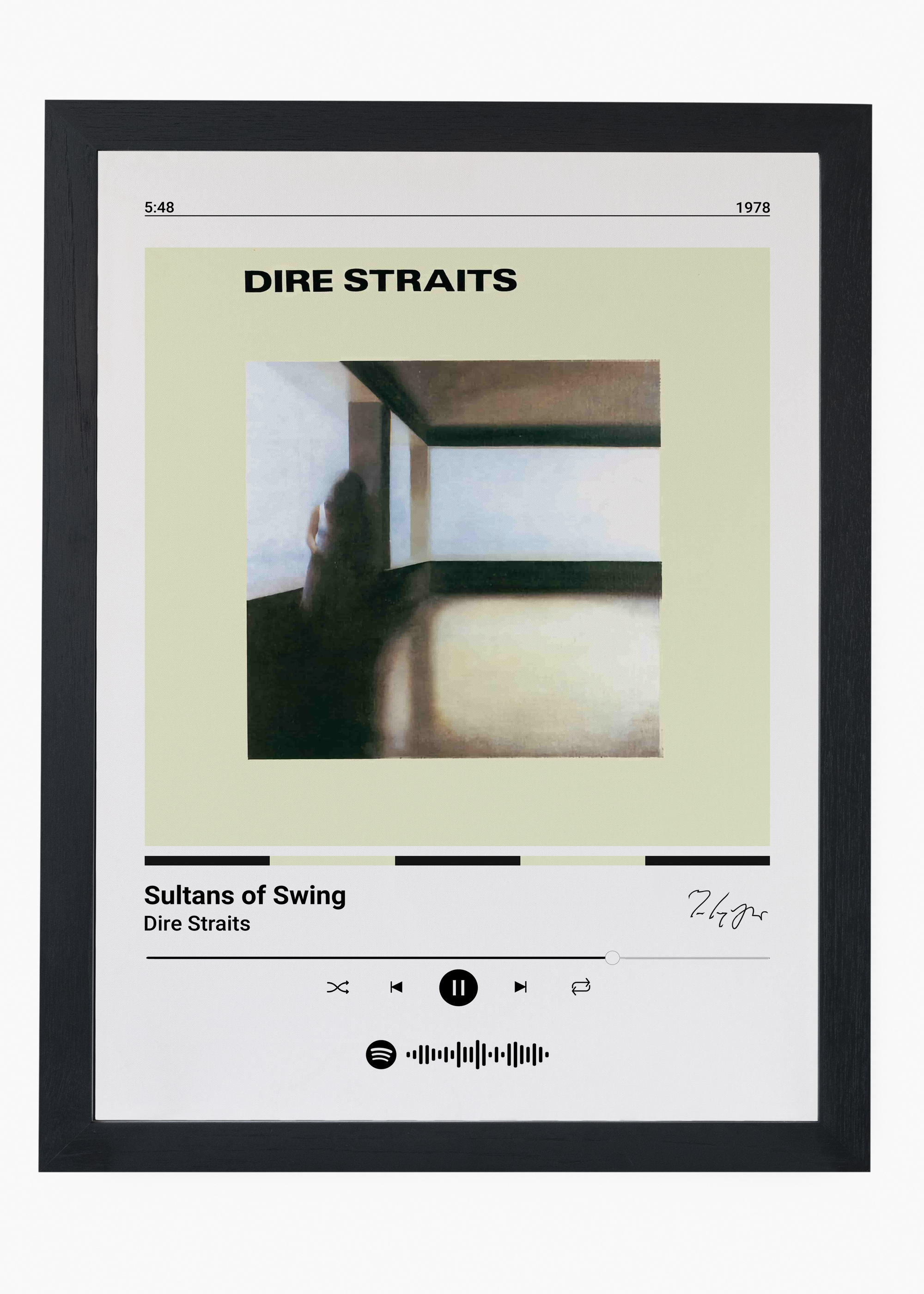 Quadro Dire Straits Sultans of Swing - 4