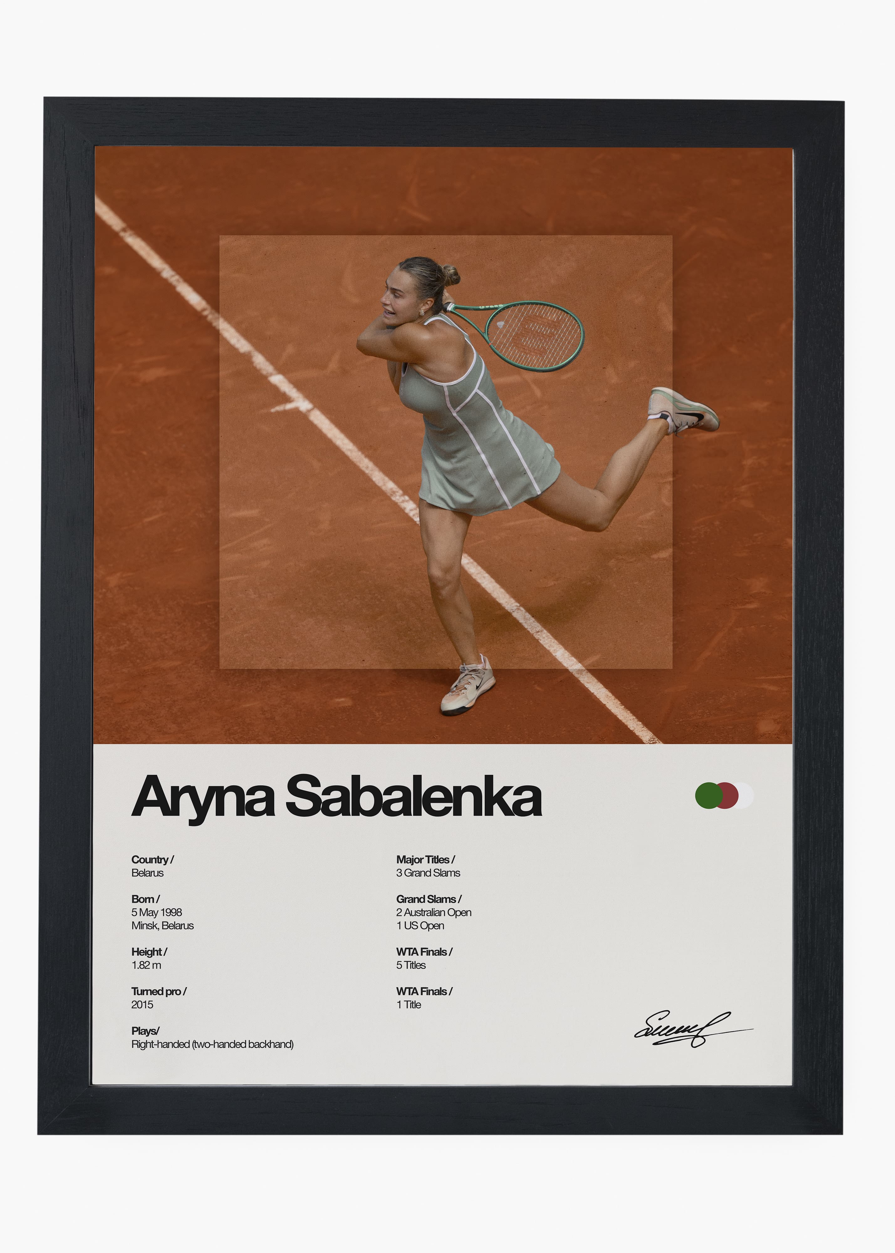 Quadro Aryna Sabalenka