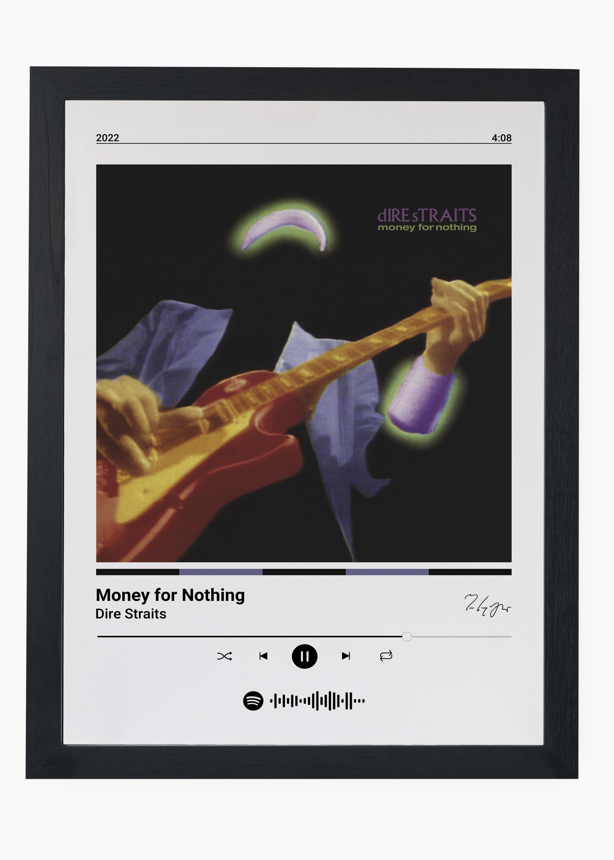 Quadro Dire Straits Money for Nothing - 4