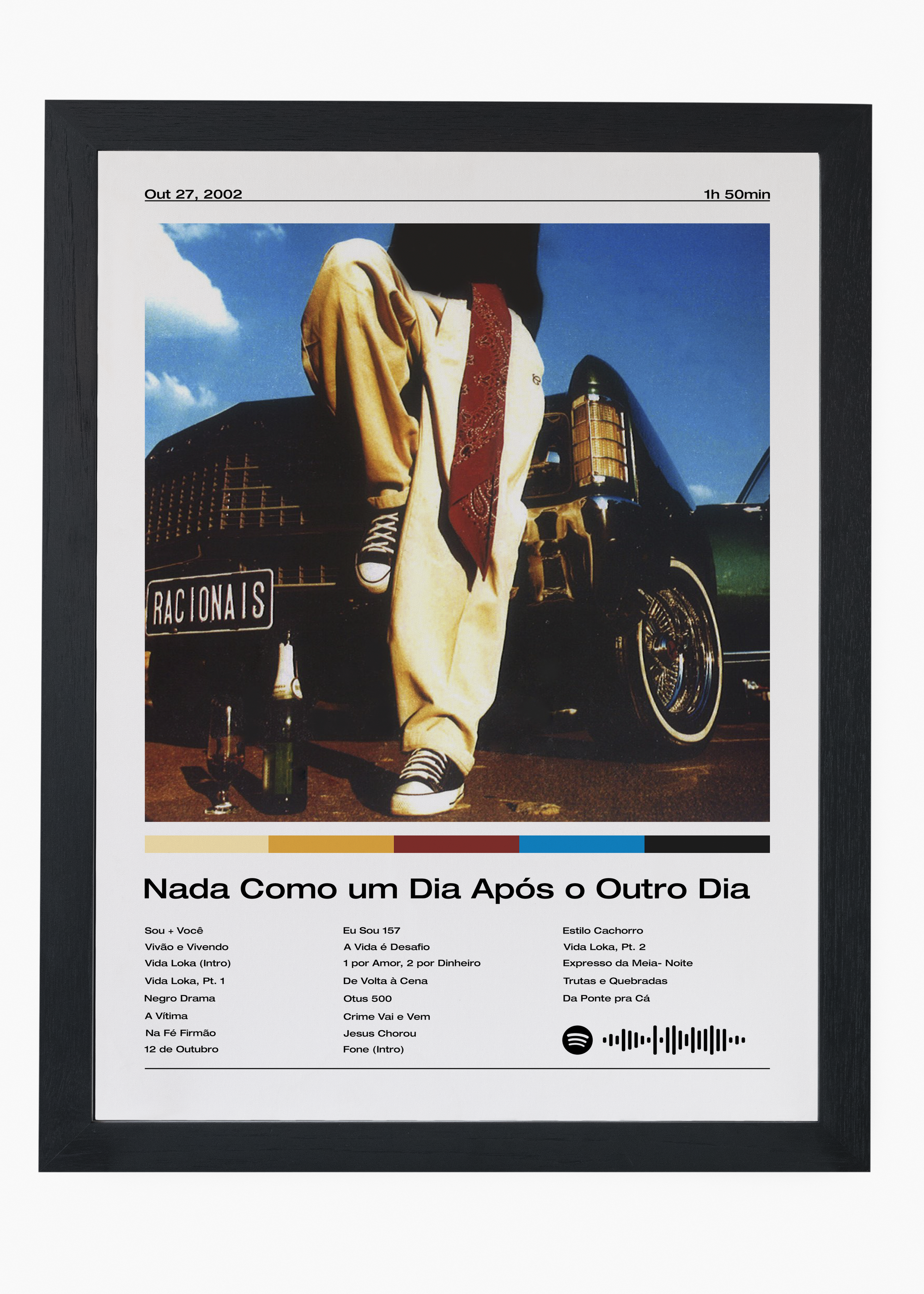 Quadro Racionais Nada Como um Dia Após o Outro Dia - 4