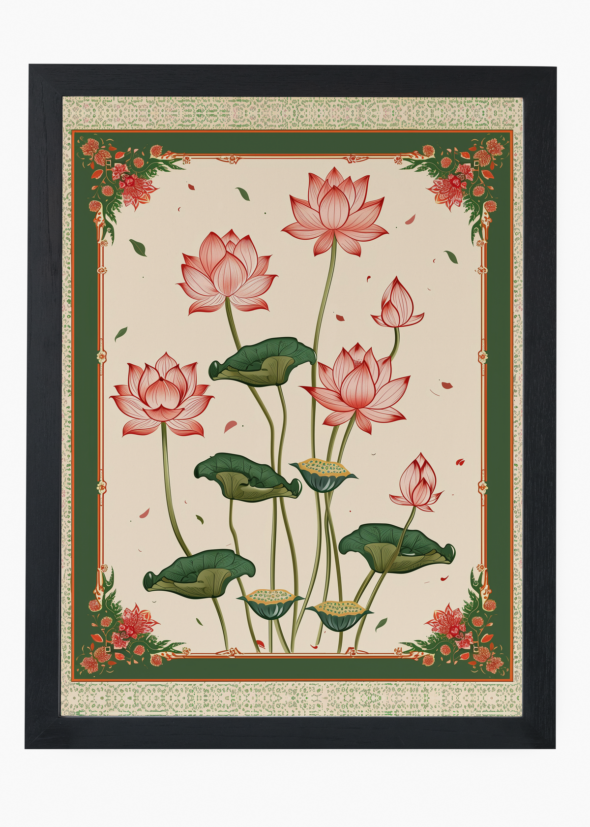 Quadro Japones Lotus - 4
