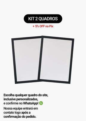 Kit 2 Quadros A Sua Escolha
