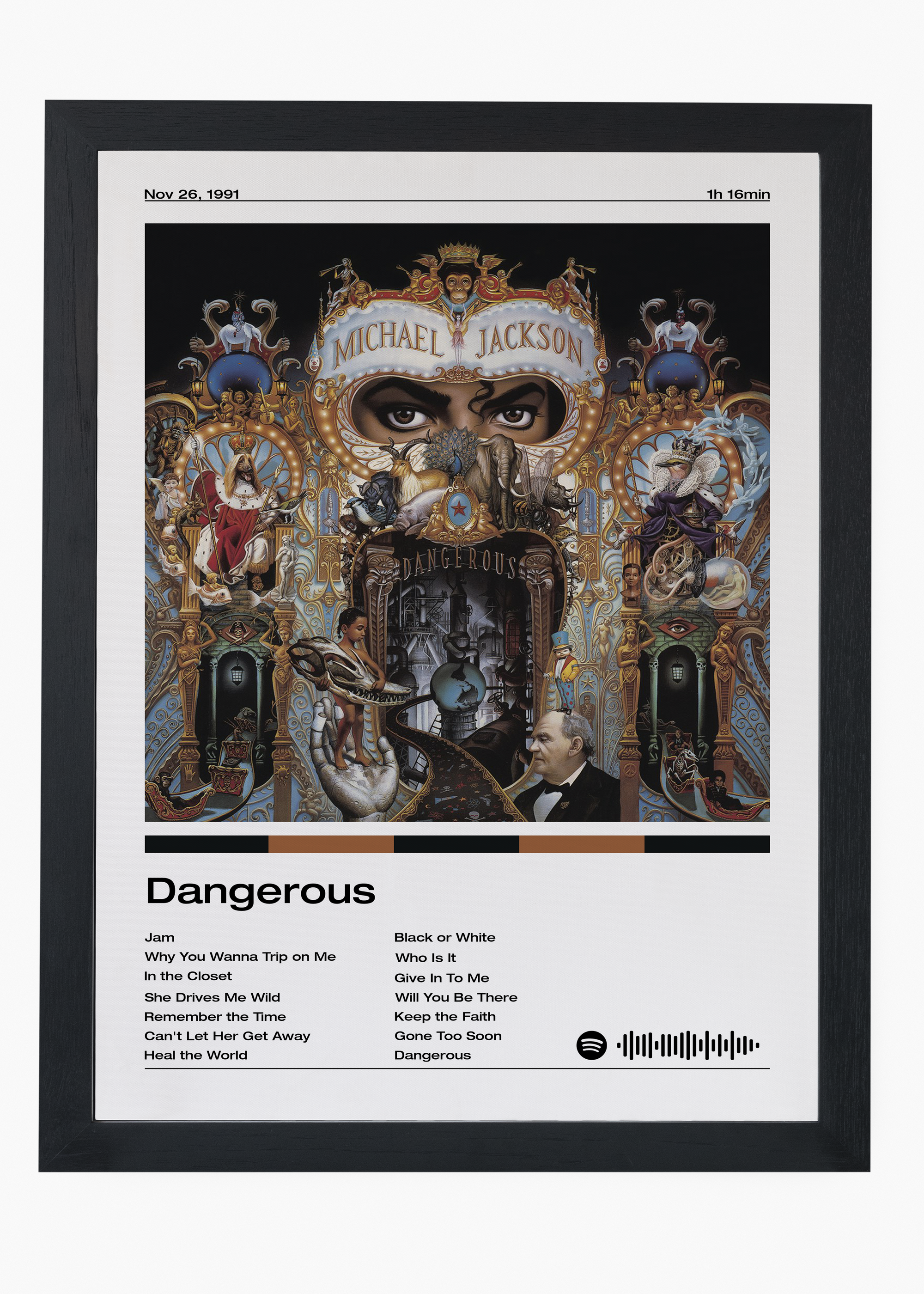 Quadro Michael Jackson Dangerous - 4
