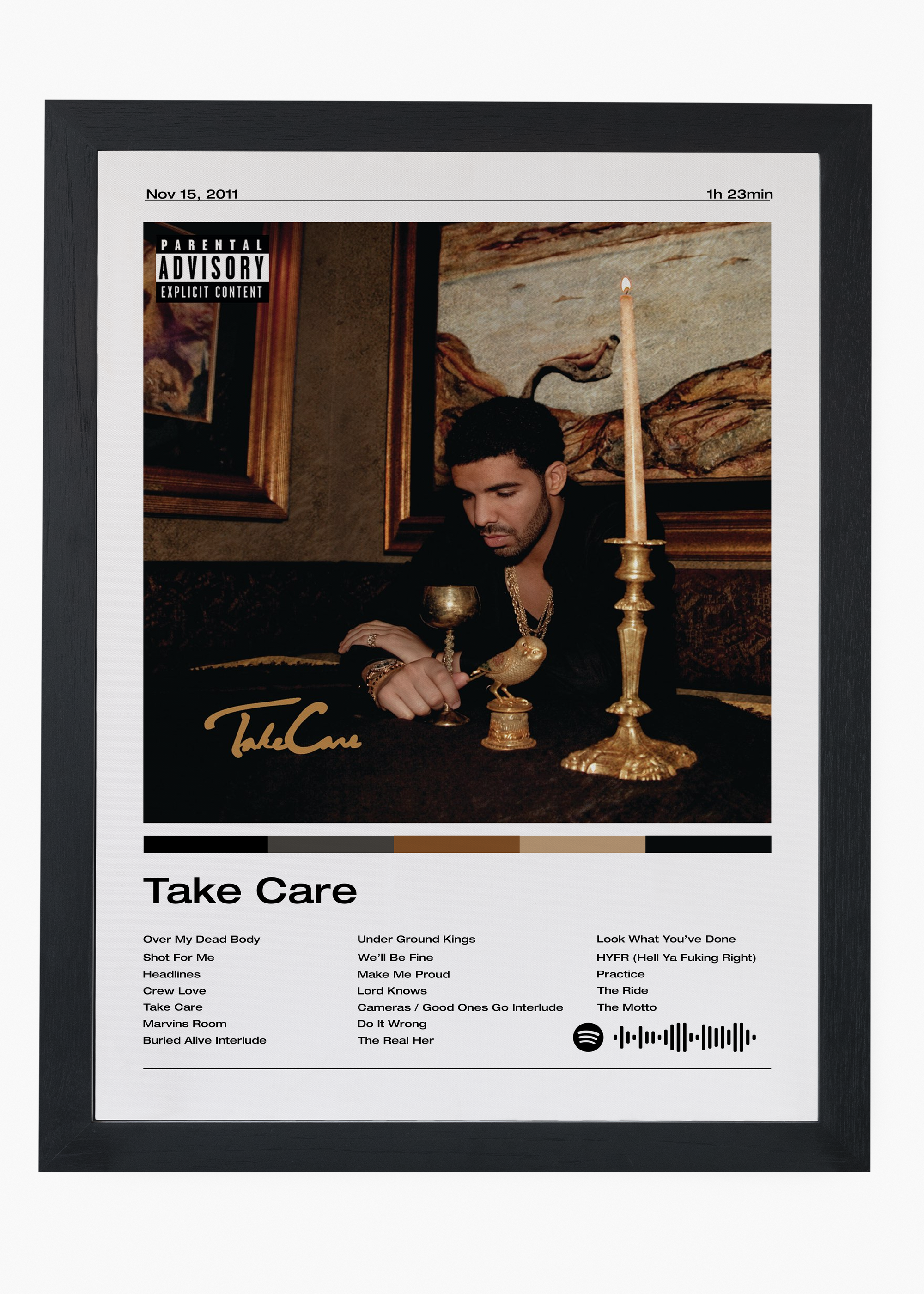 Quadro Drake Take Care - 4