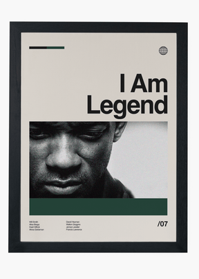 Quadro Eu Sou a Lenda - I Am Legend