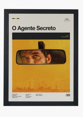 Quadro O Agente Secreto - Wagner Moura