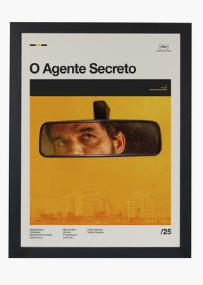 Quadro O Agente Secreto - Wagner Moura