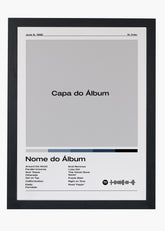 Quadro Spotify Personalizável - Álbum
