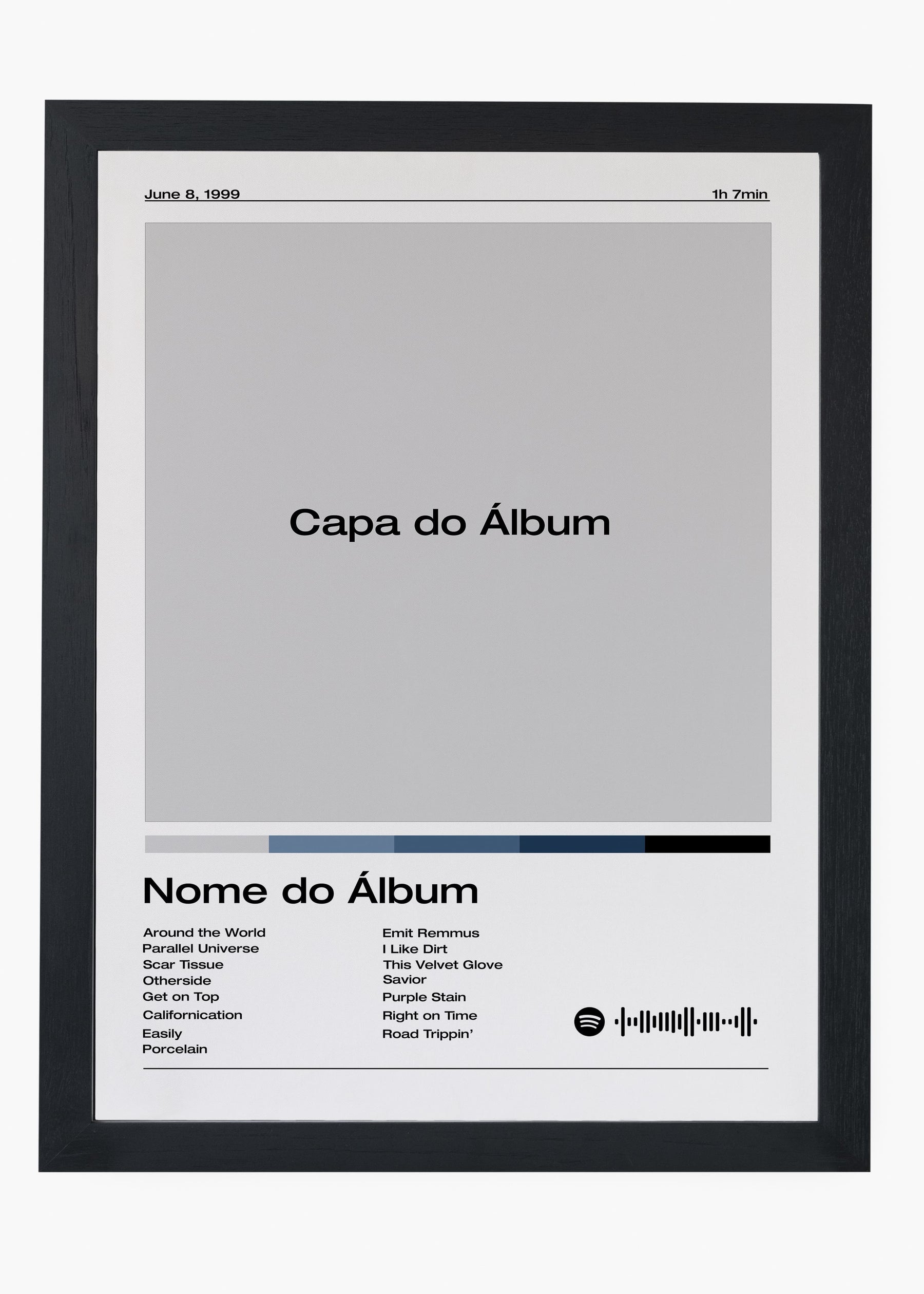 Quadro Spotify Personalizável - Álbum
