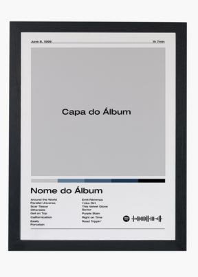 Quadro Spotify Personalizável - Álbum