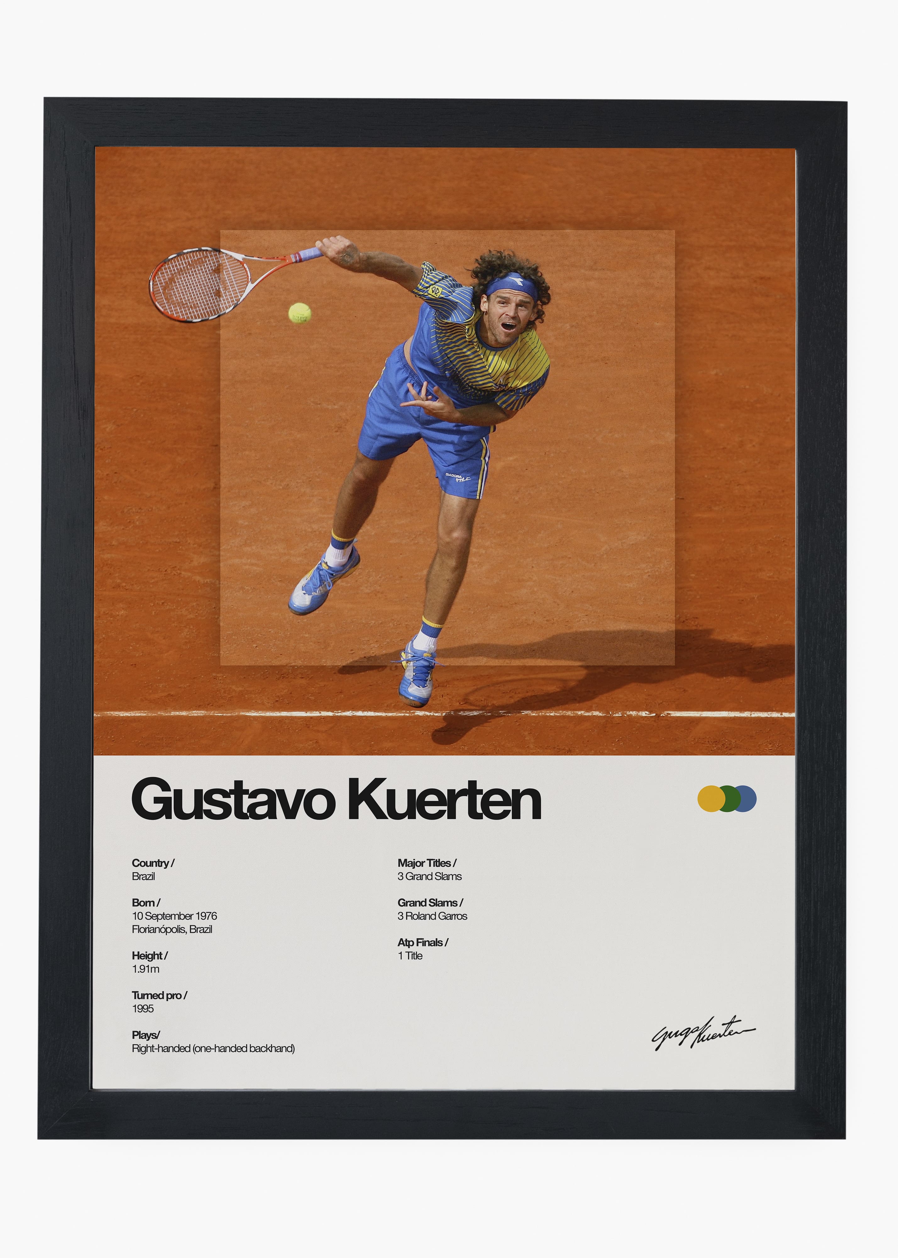 Quadro Gustavo Guga Kuerten