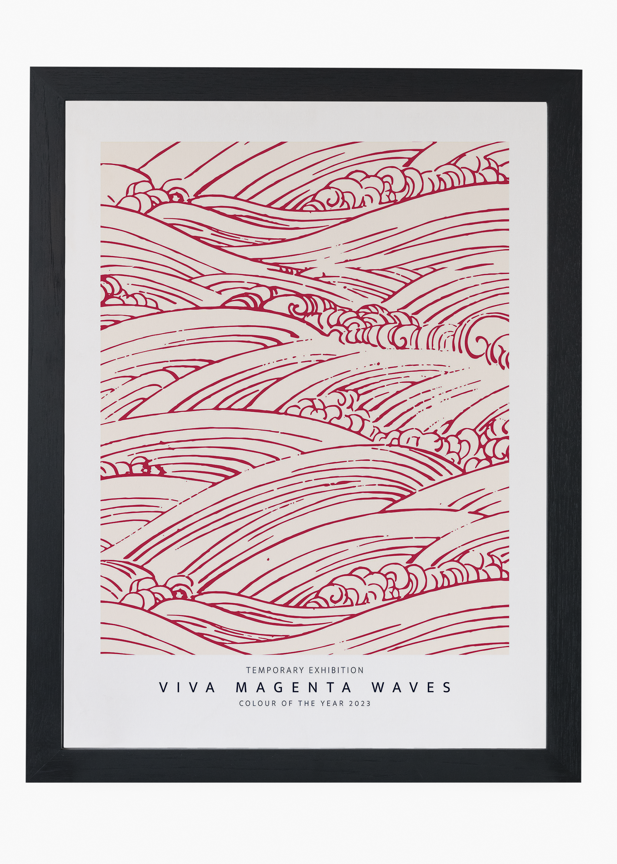 Quadro Magenta Waves - 4