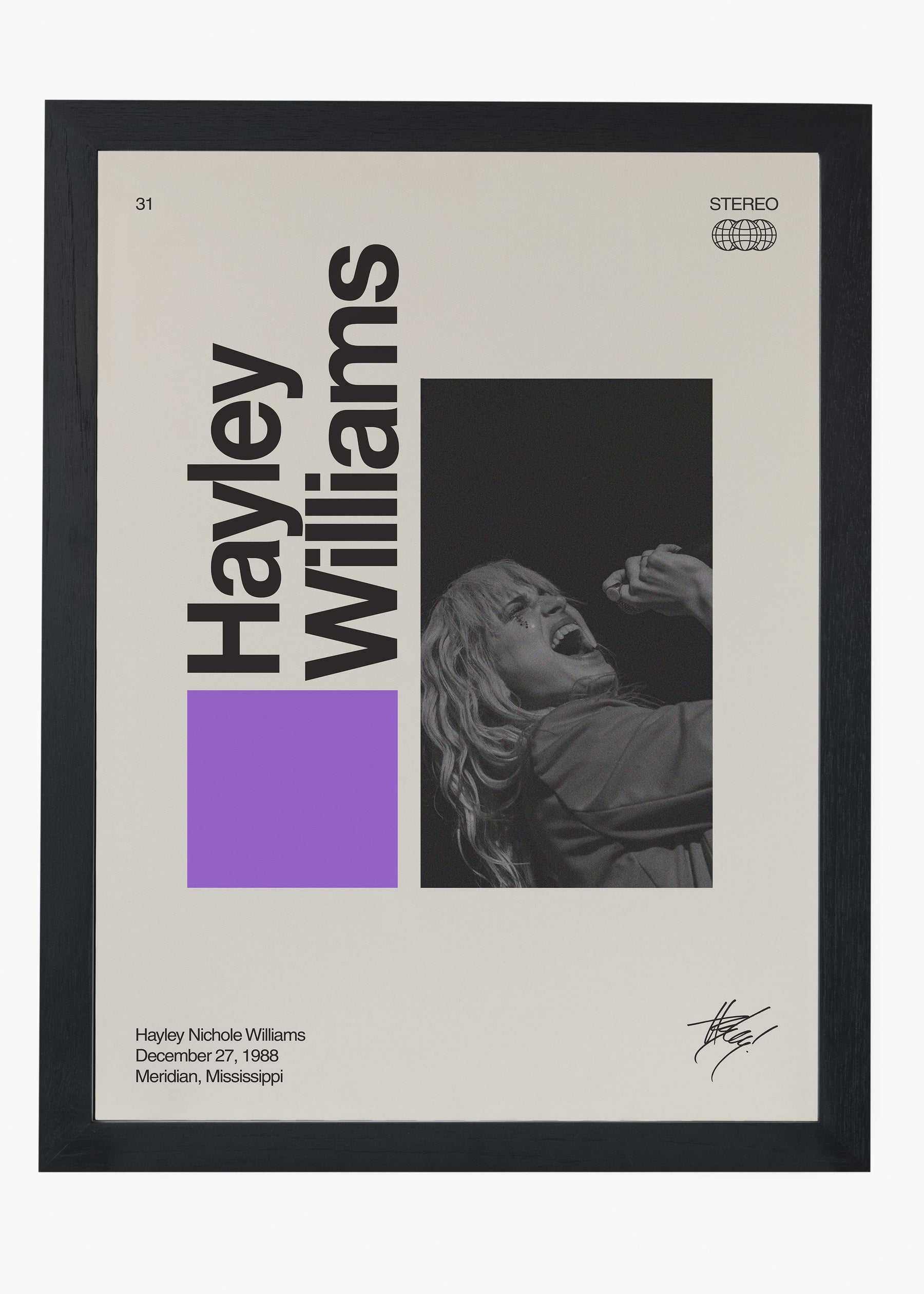 Quadro Signature Hayley Williams