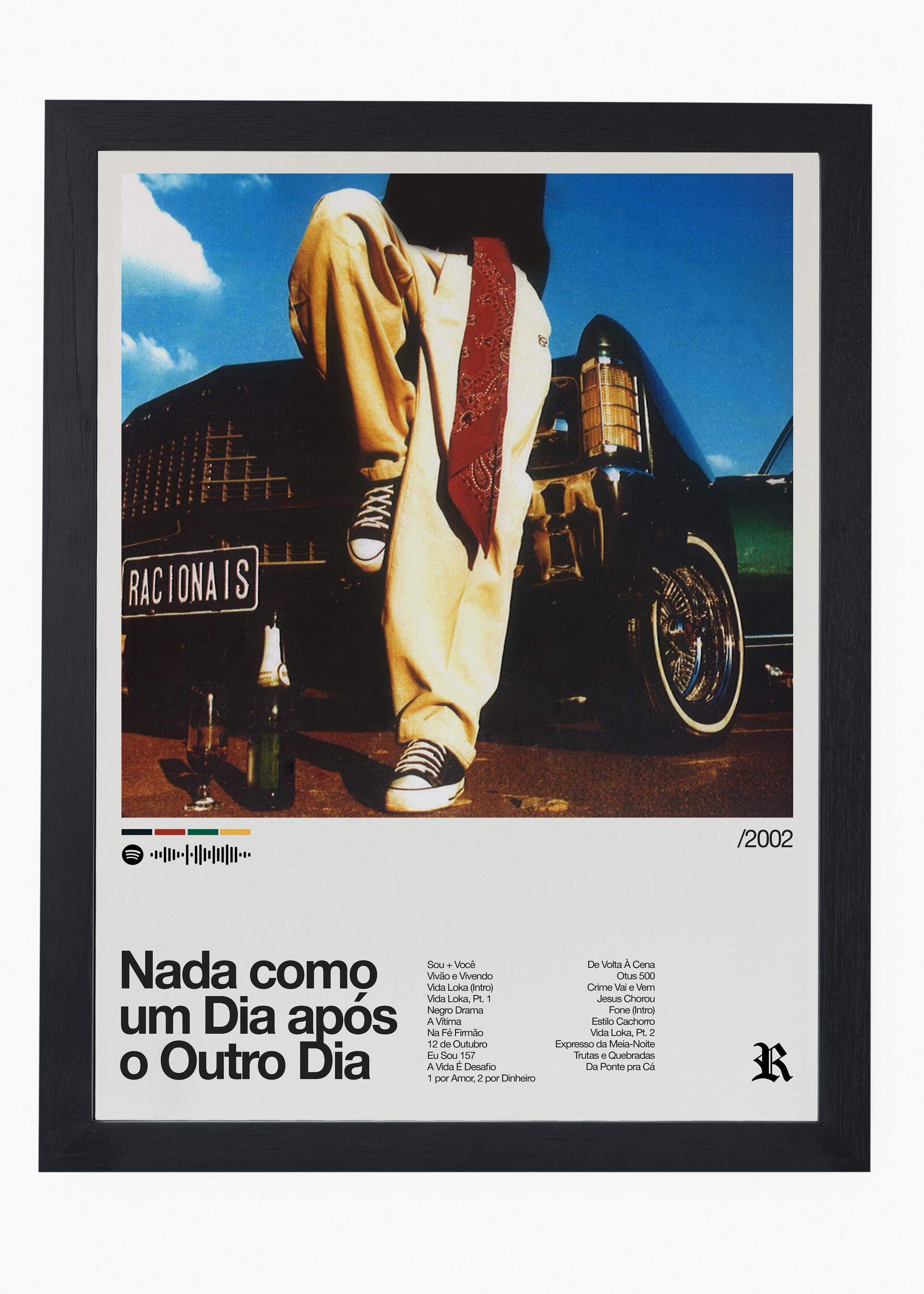 Quadro Racionais Nada Como um Dia Após o Outro Dia II - 4