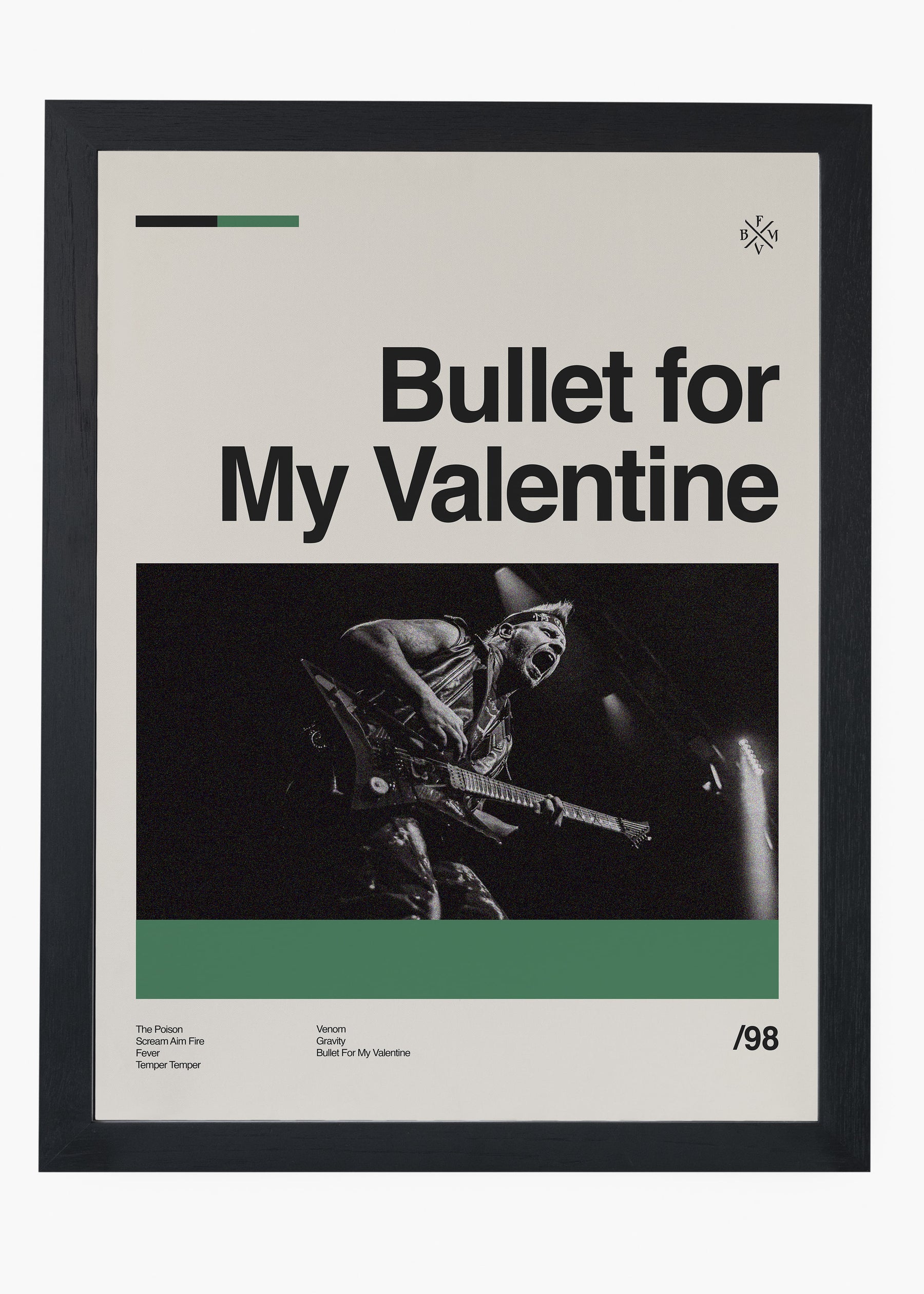 Quadro Bullet For My Valentine Banda