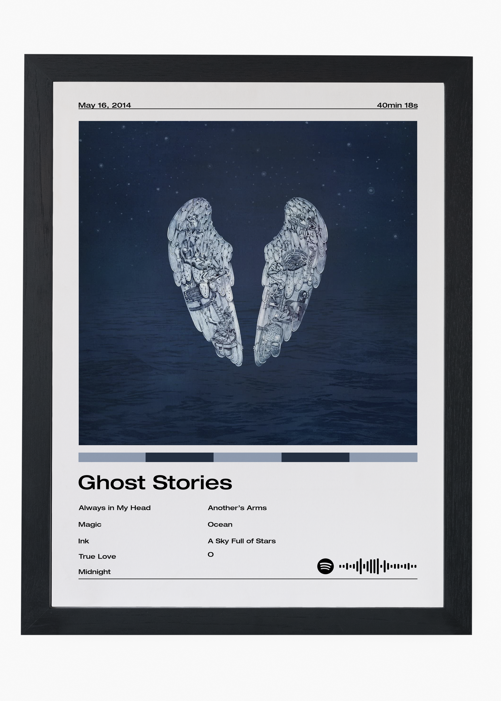 Quadro Coldplay Ghost Stories - 4