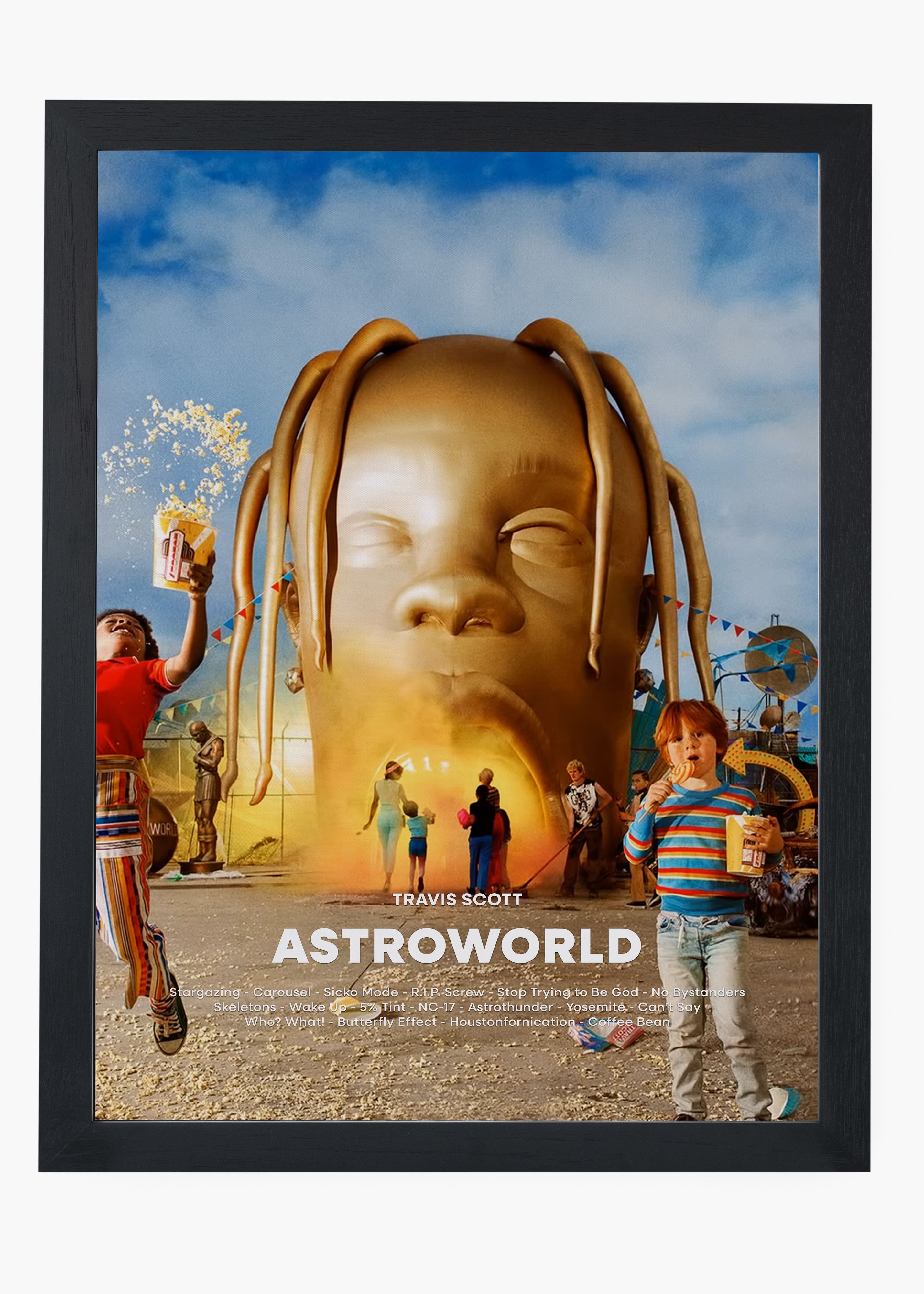 Quadro Travis Scott Astroworld Capa