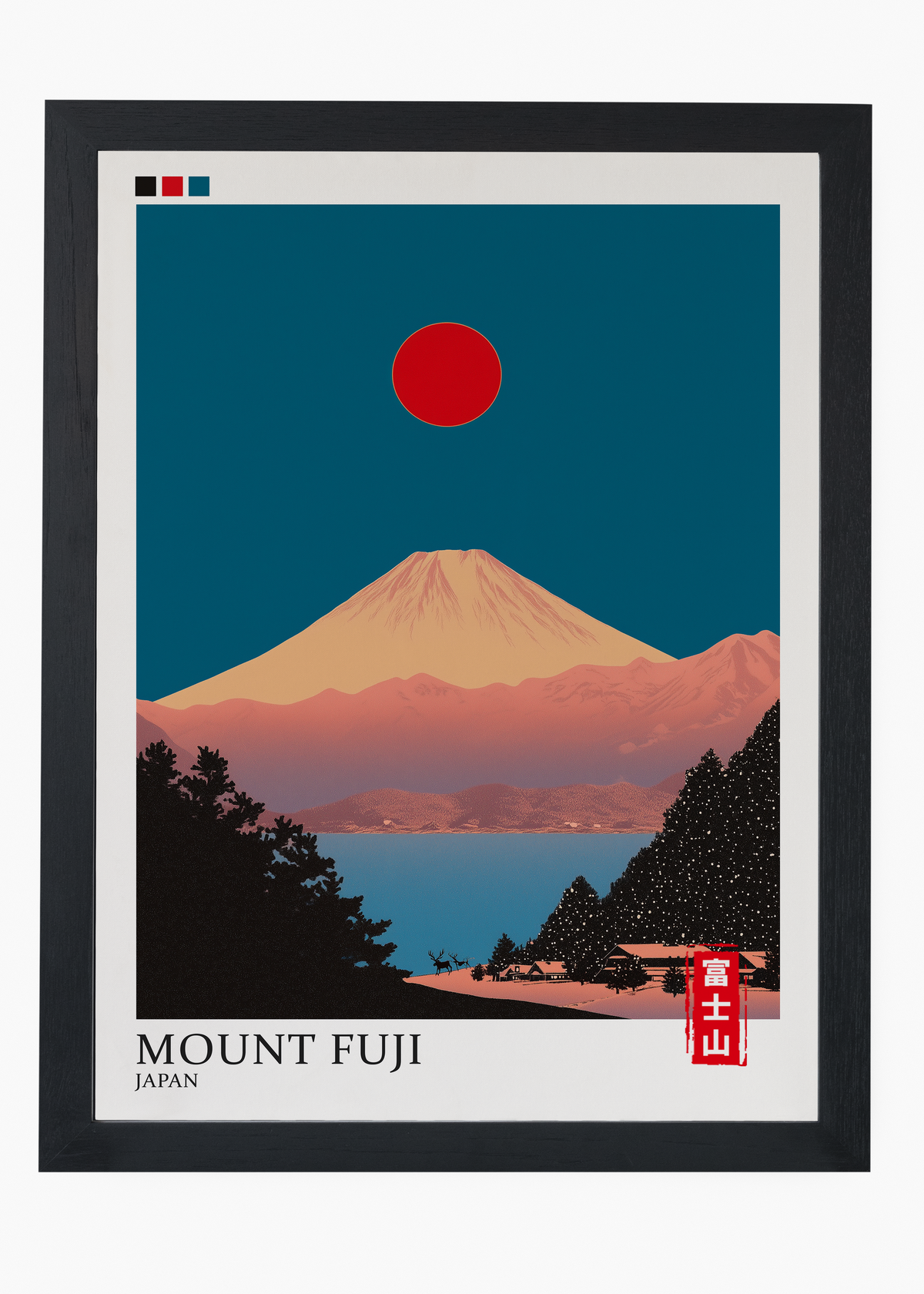 Quadro Japones Mount Fuji - 4