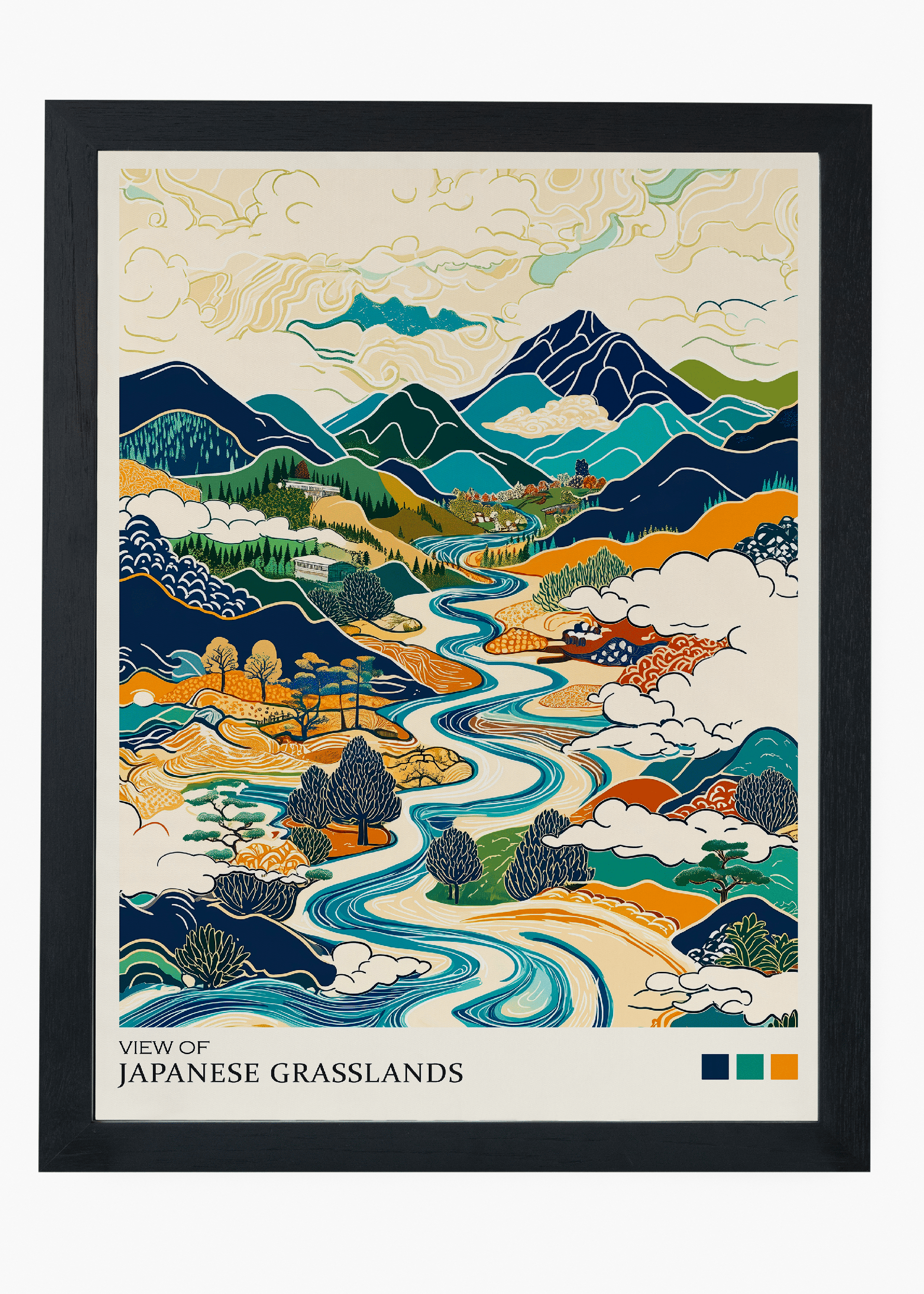 Quadro Japones GrassLands - 4