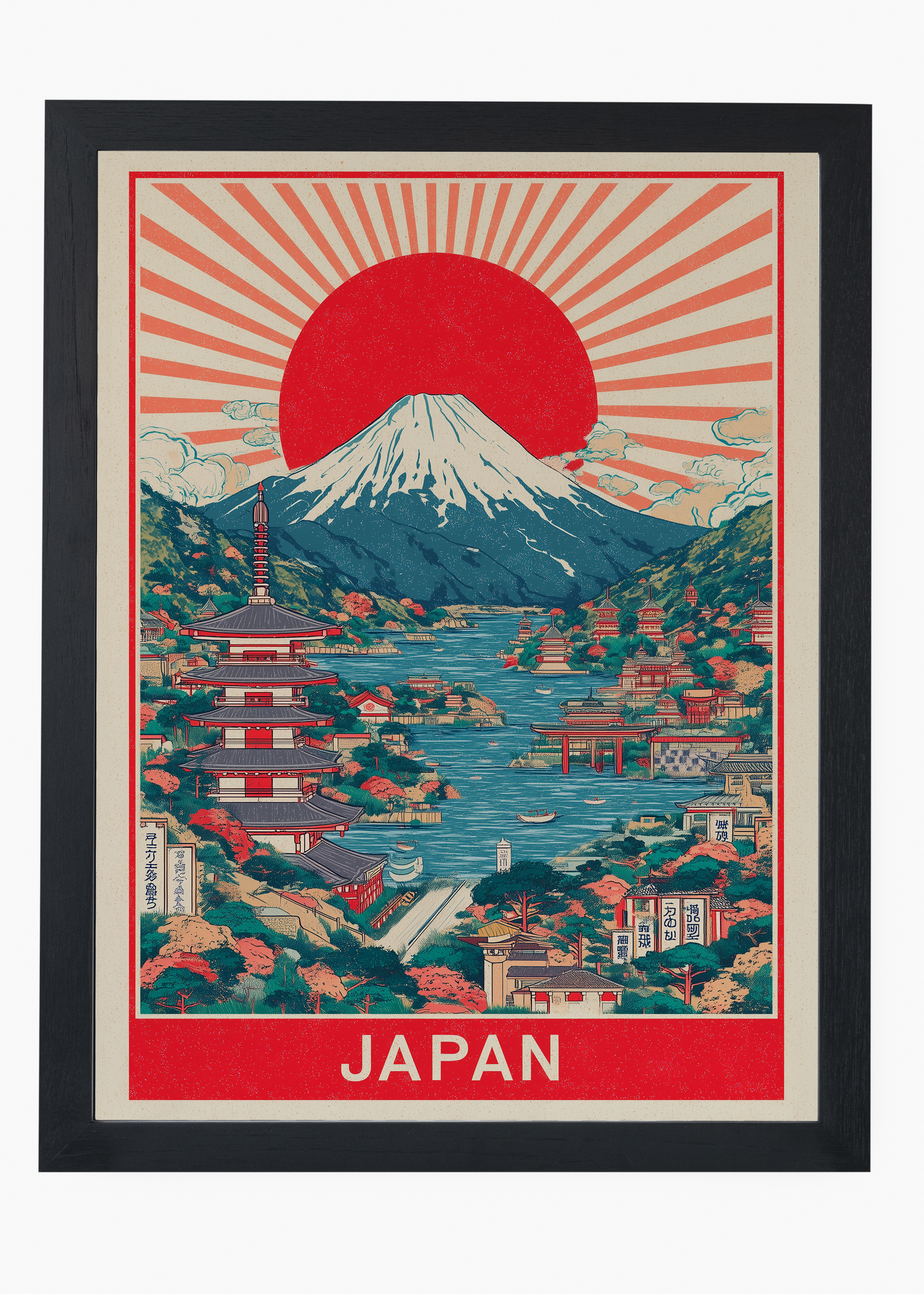 Quadro Japones Sun - 4