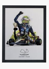 Quadro Lando Norris Silverstone 2025