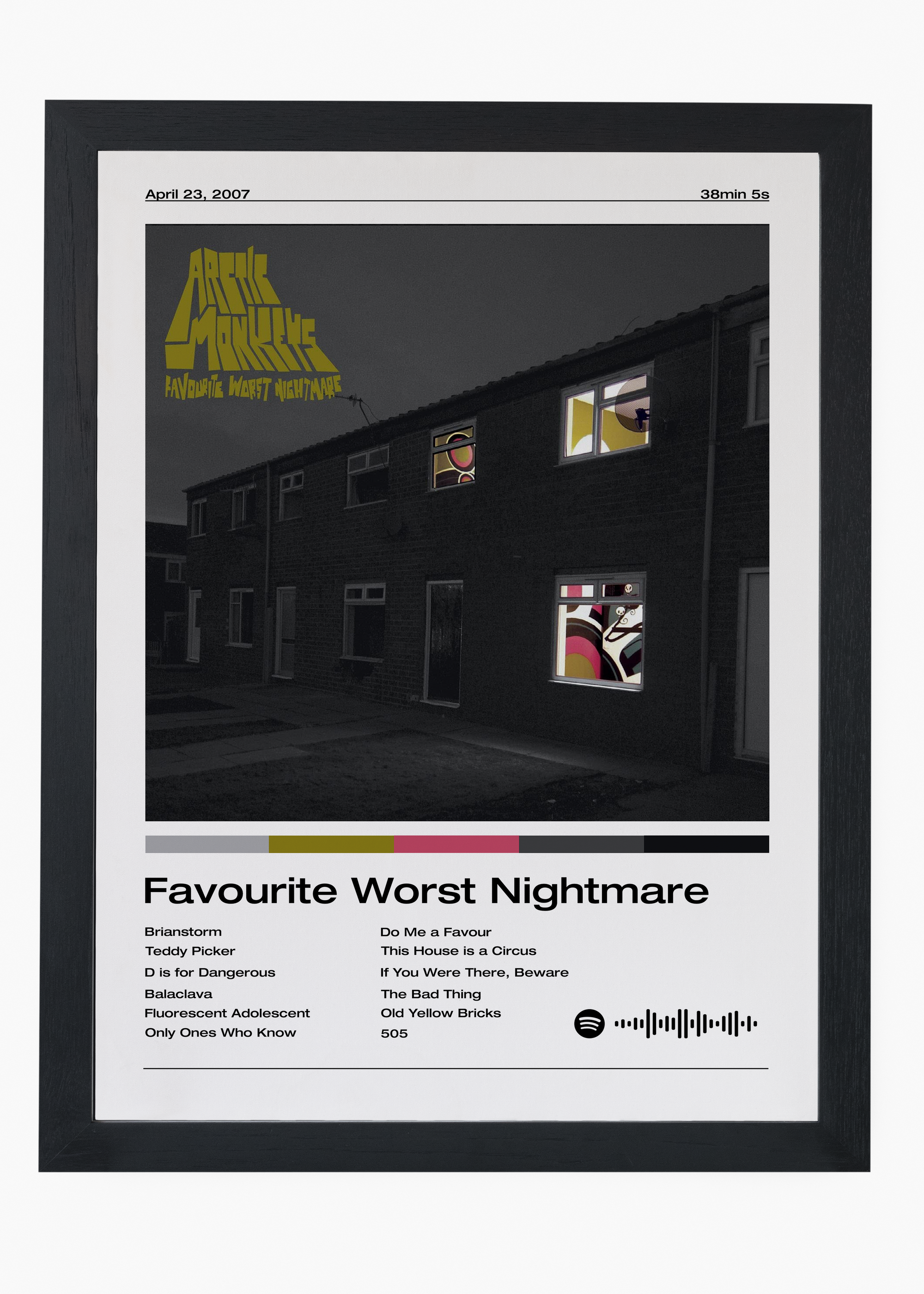 Quadro Arctic Monkeys Favourite Worst Nightmare - 4