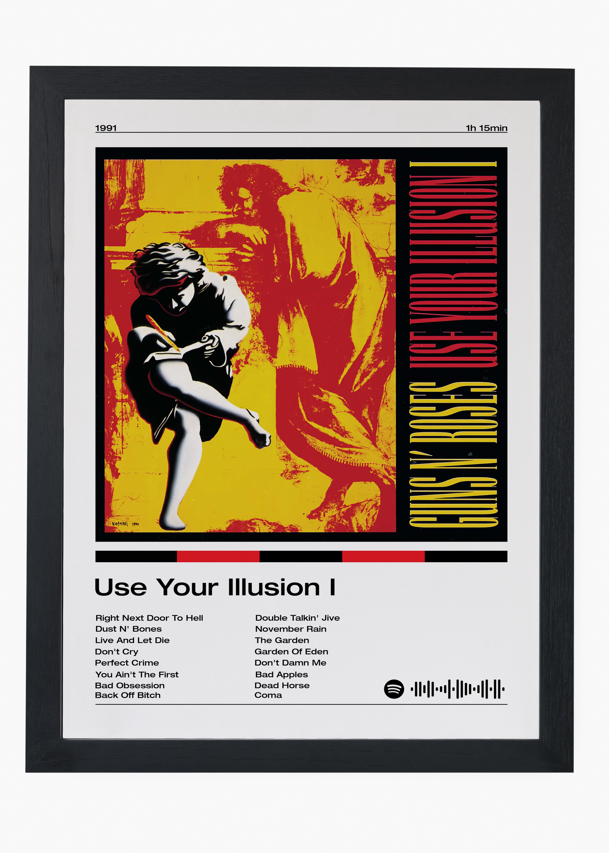 Quadro Guns N' Roses Use Your Illusion - 4