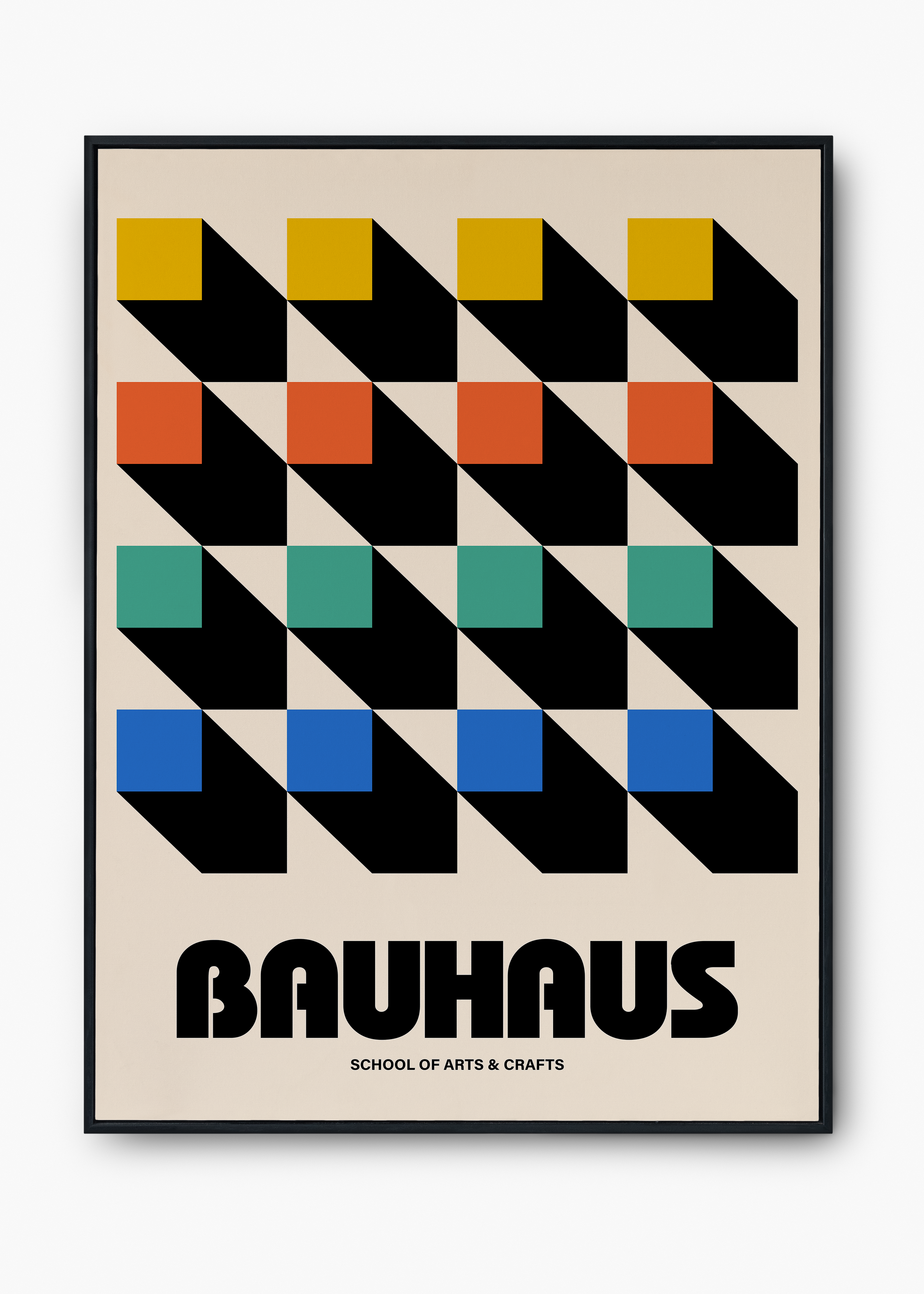 Quadro Bauhaus Bold Abstraction - 4