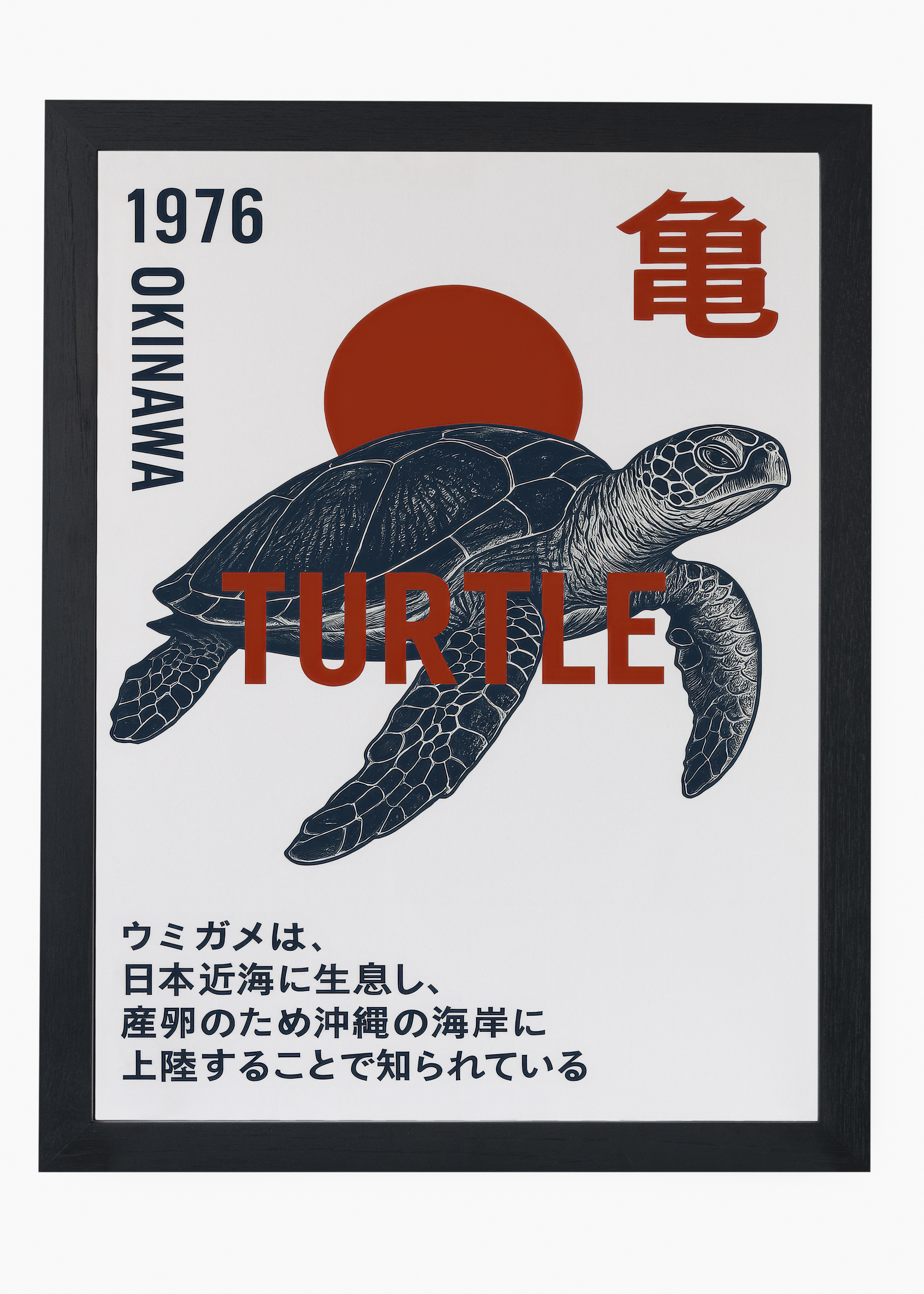 Quadro Japonês Turtle Okinawa - 4