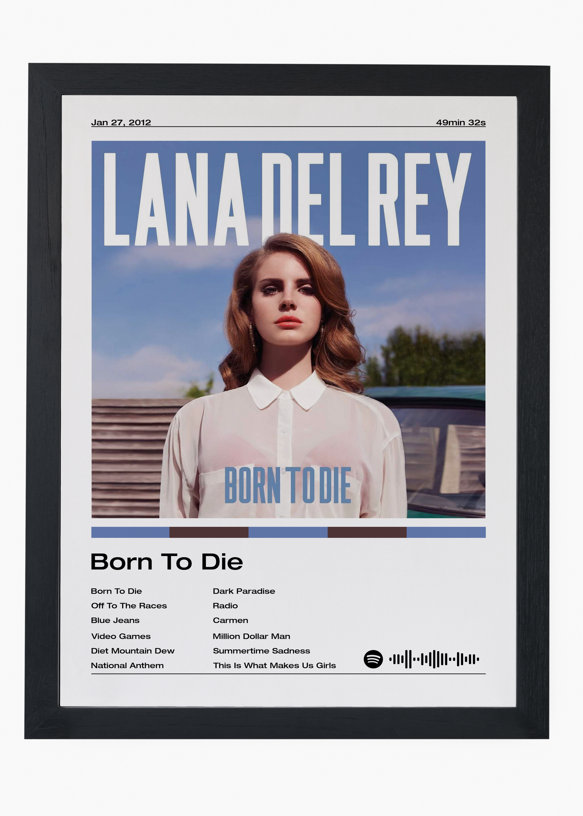 Quadro Lana Del Rey Born To Die - 4