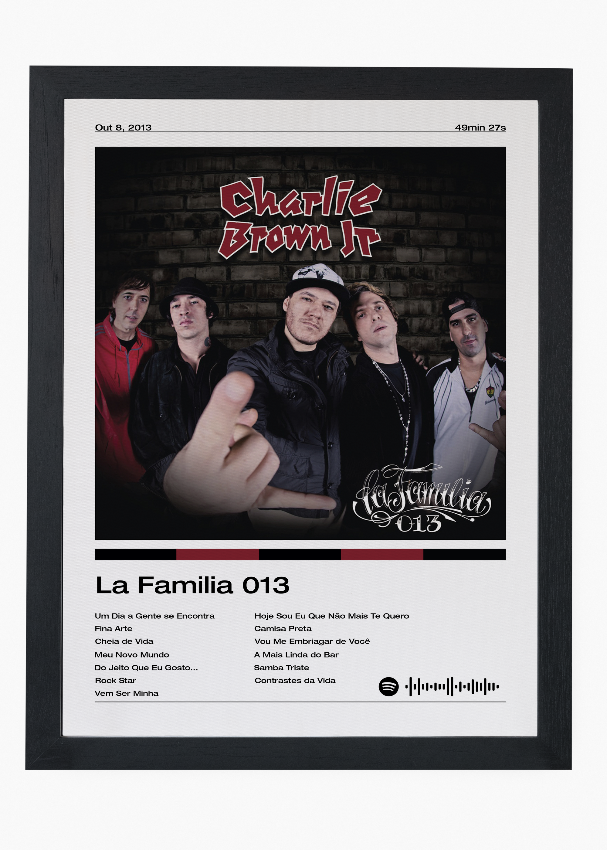 Quadro Charlie Brown Jr. La Familia 013 - 4